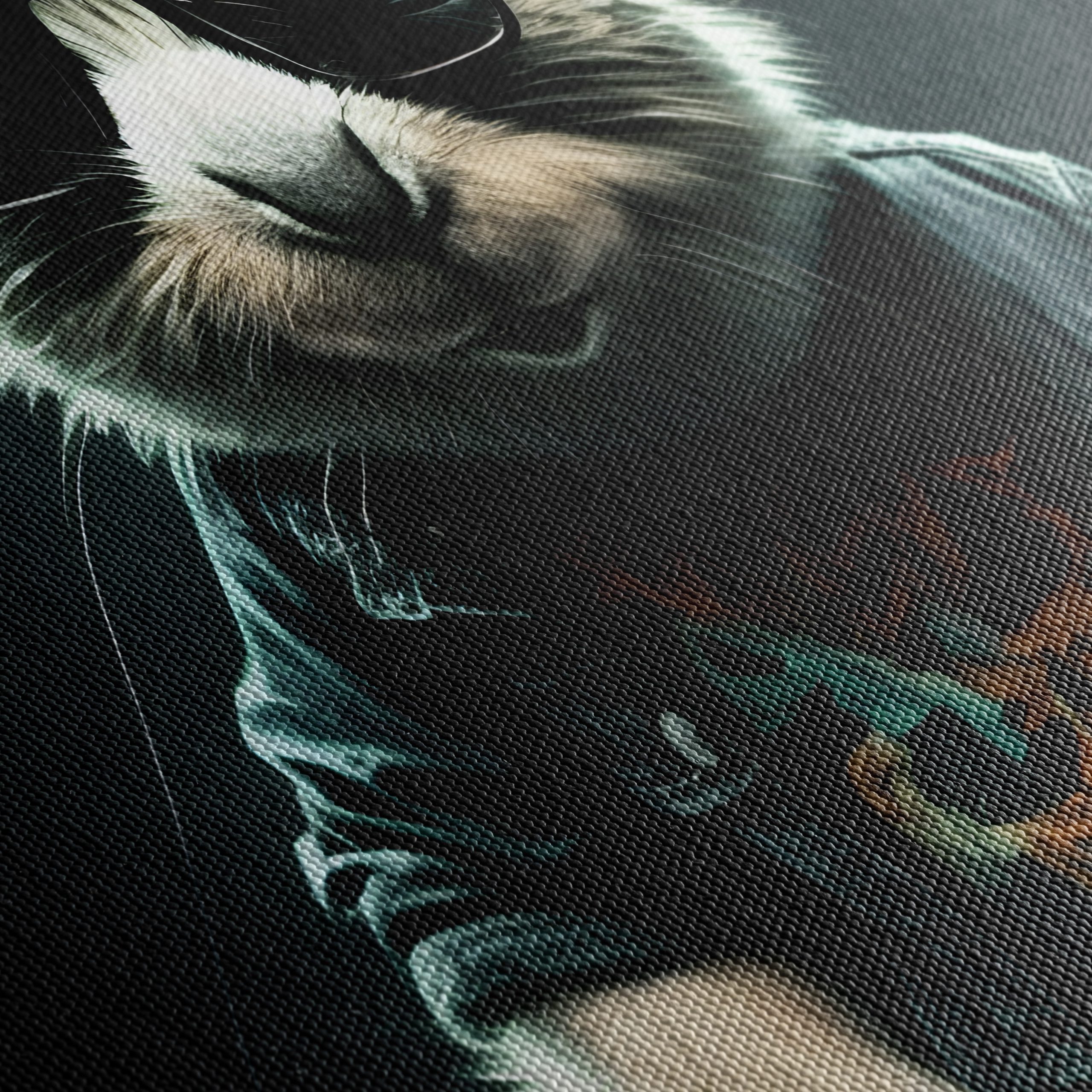 Rock Music Rabbit Playing Guitar Art - Image 5