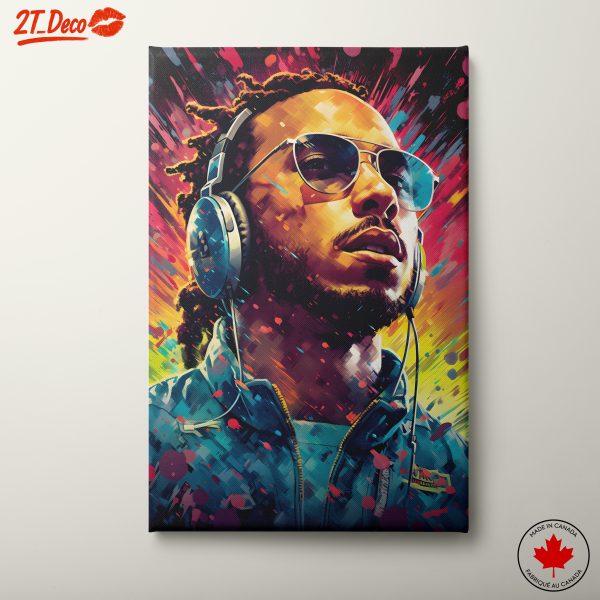 Vibrant Contemporary Music Art