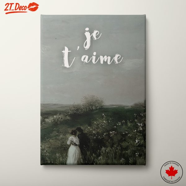 Couple Embracing In Romantic Landscape