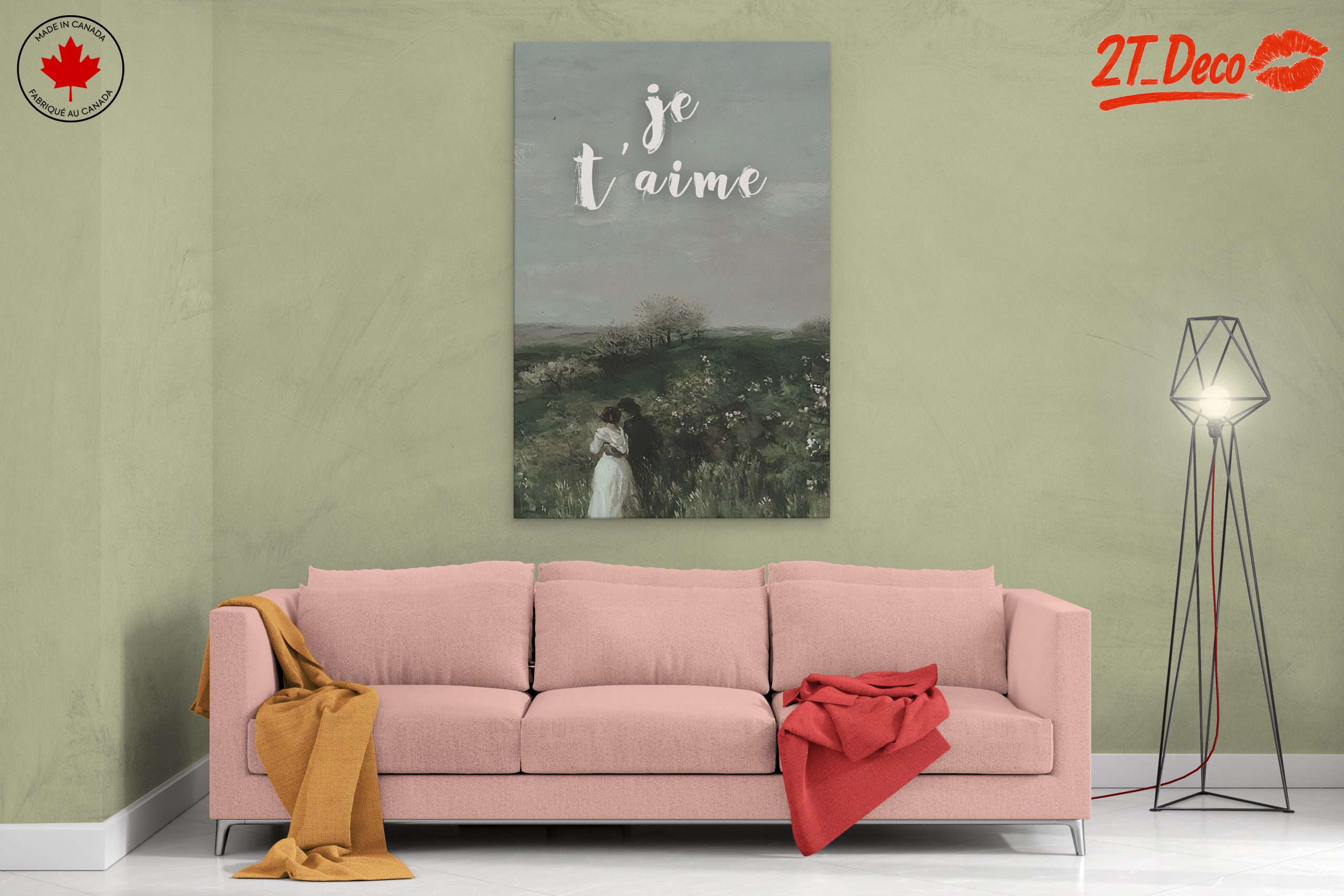 Couple Embracing In Romantic Landscape - Image 2