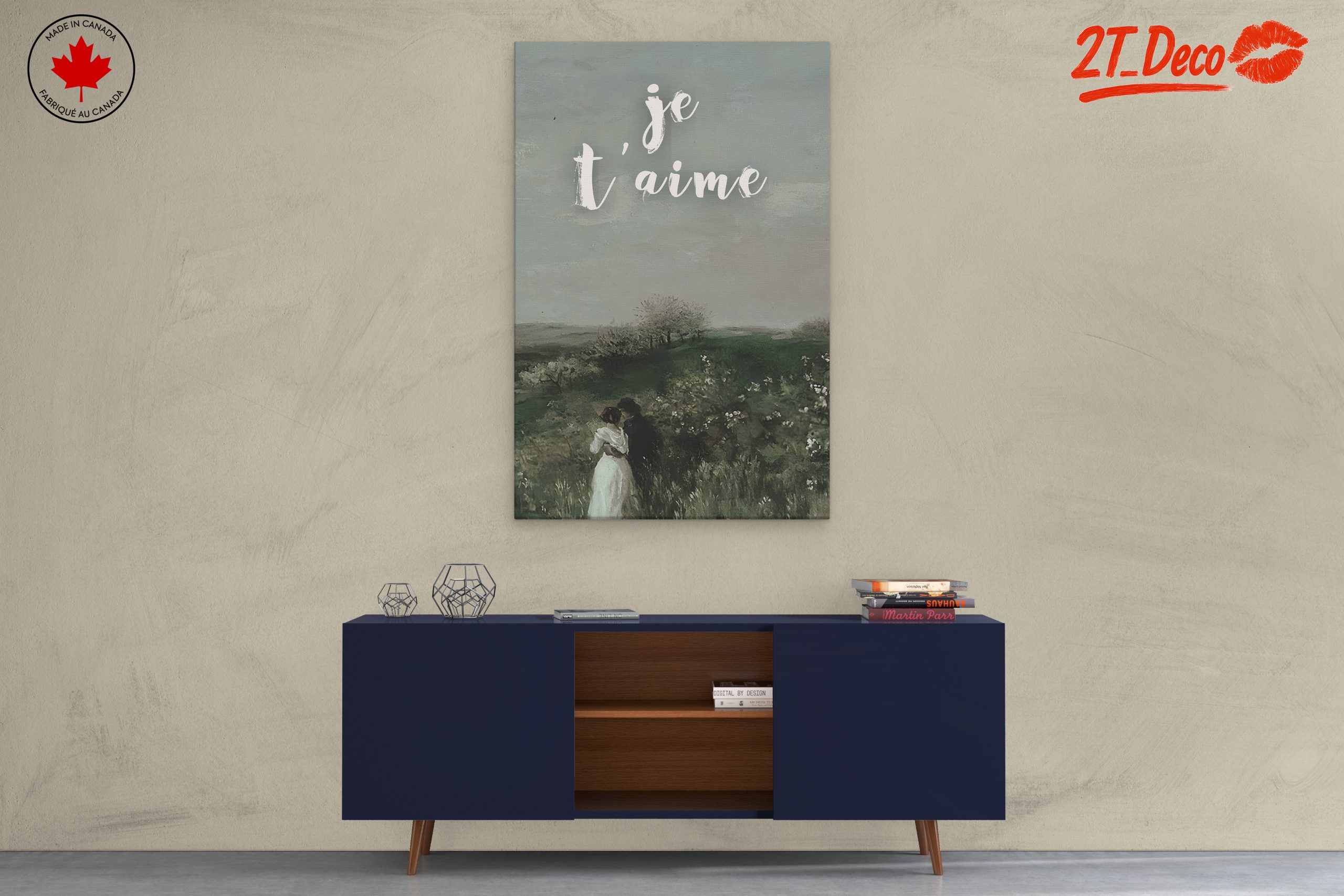 Couple Embracing In Romantic Landscape - Image 3