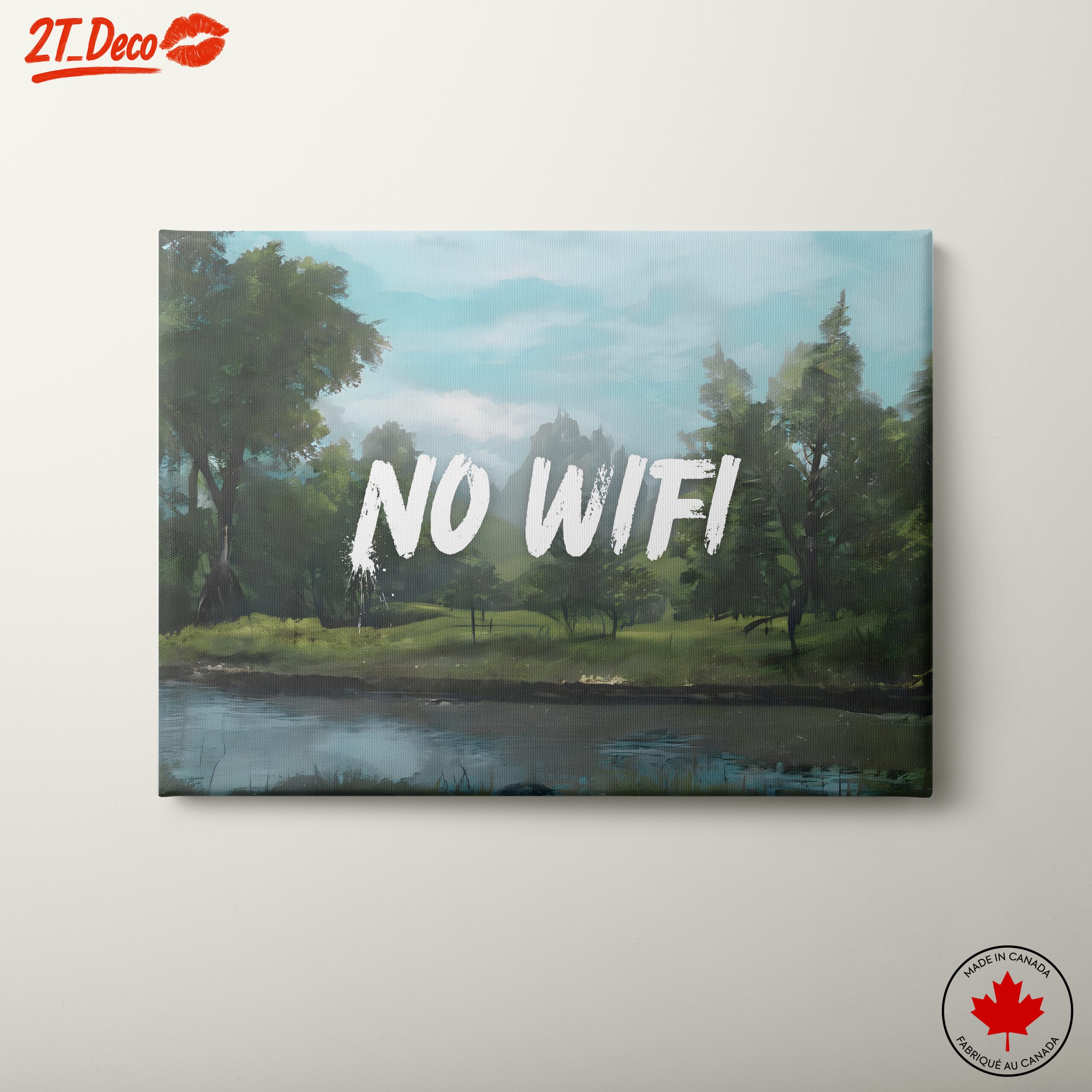 Tranquil Nature Landscape with No WiFi
