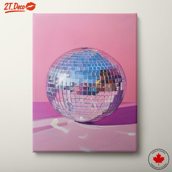 Stylized Decorative Disco Ball Art