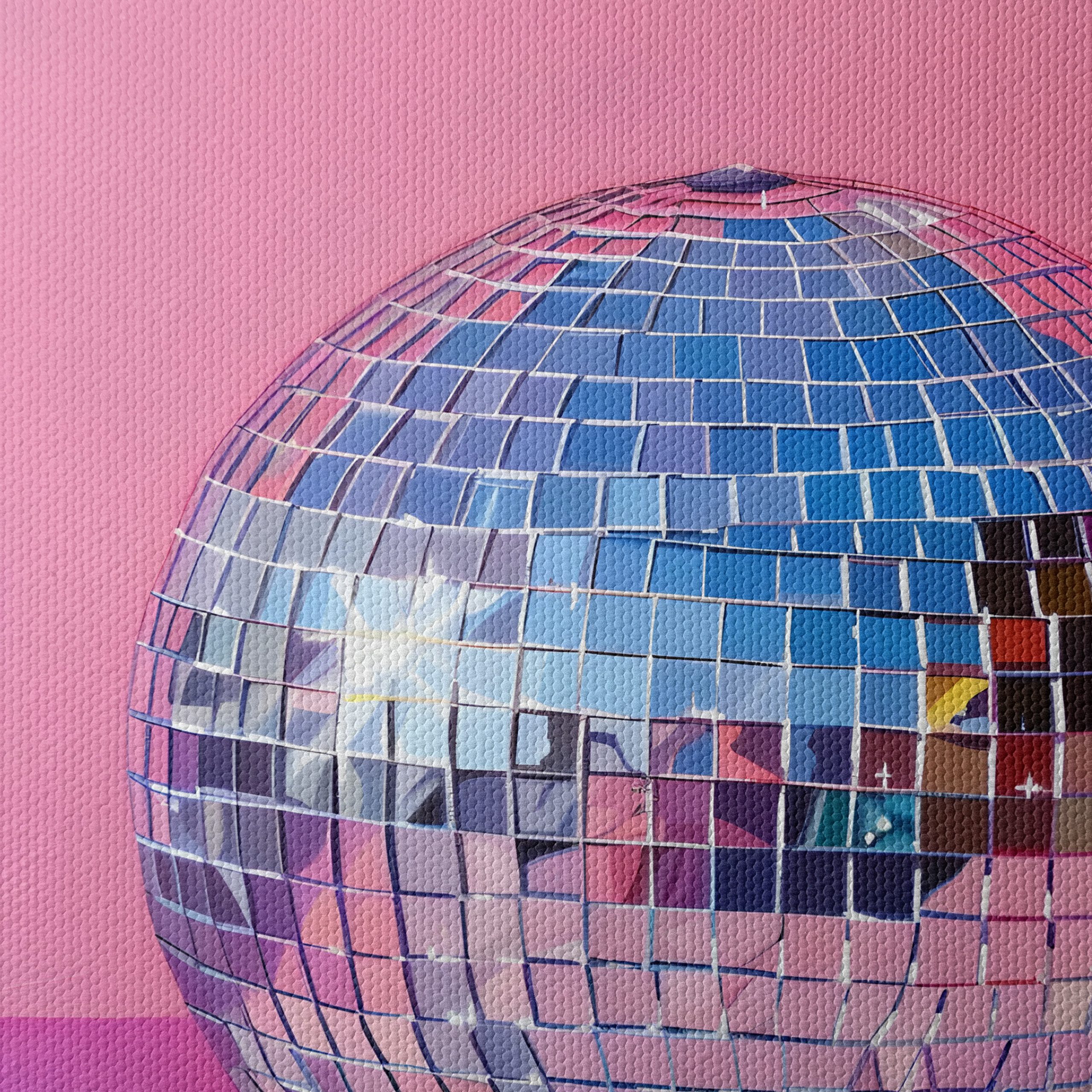 Stylized Decorative Disco Ball Art - Image 4