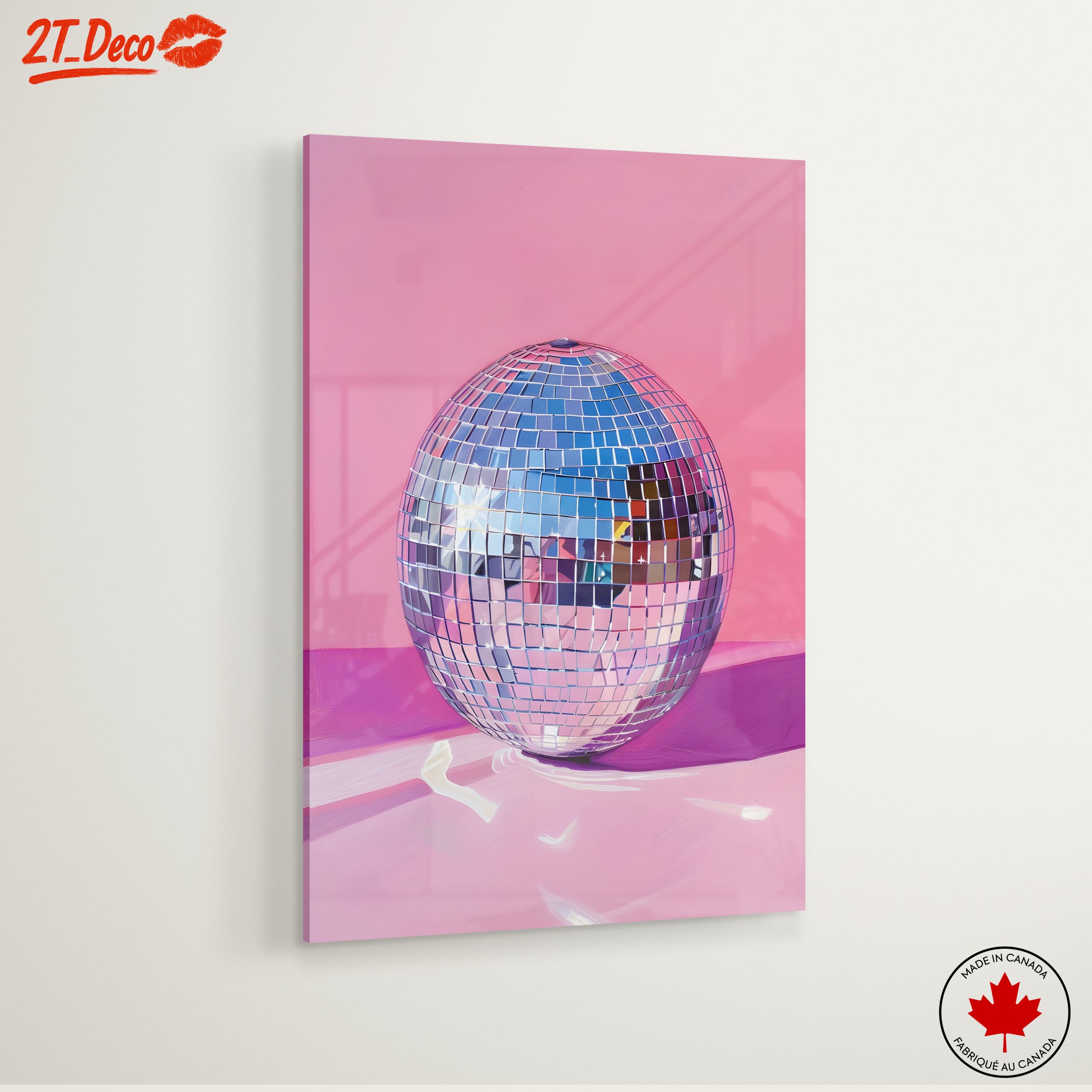 Stylized Decorative Disco Ball Art - Image 6