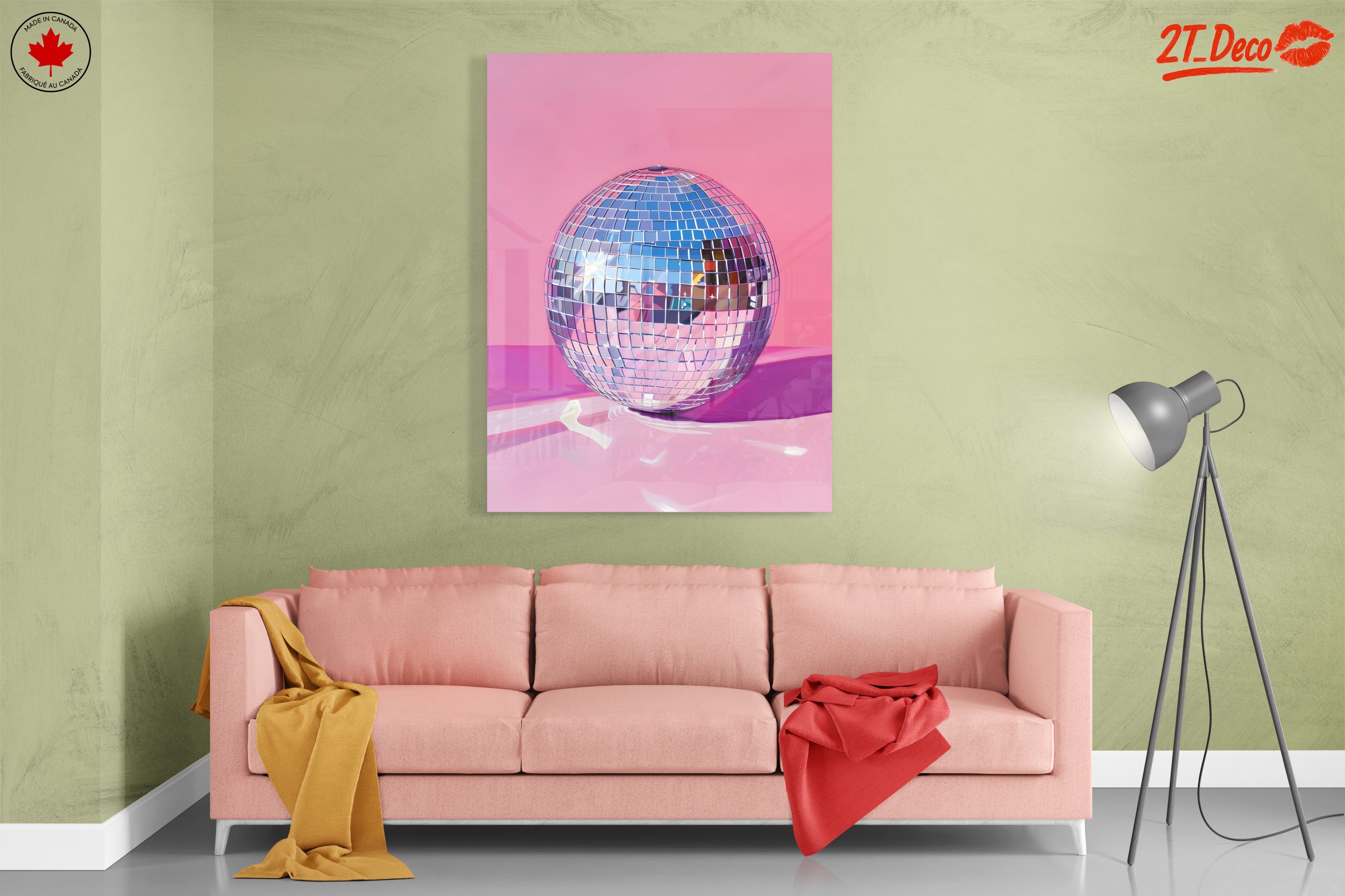 Stylized Decorative Disco Ball Art - Image 7