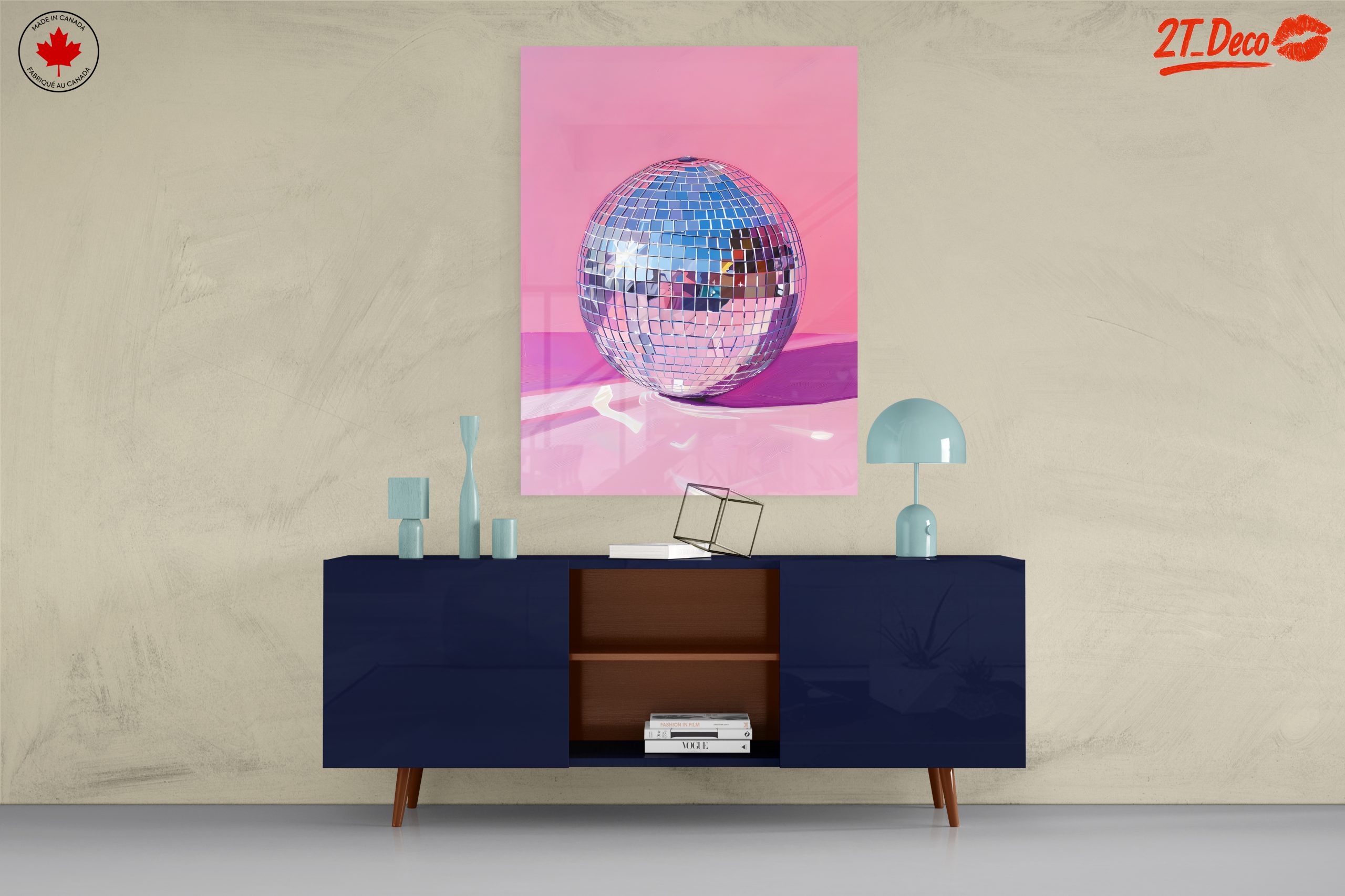 Stylized Decorative Disco Ball Art - Image 8