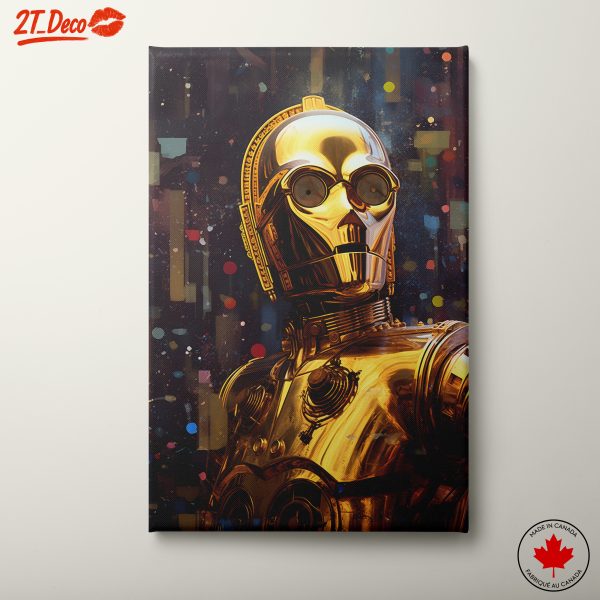 Contemporary Character Art of a Robotic Icon