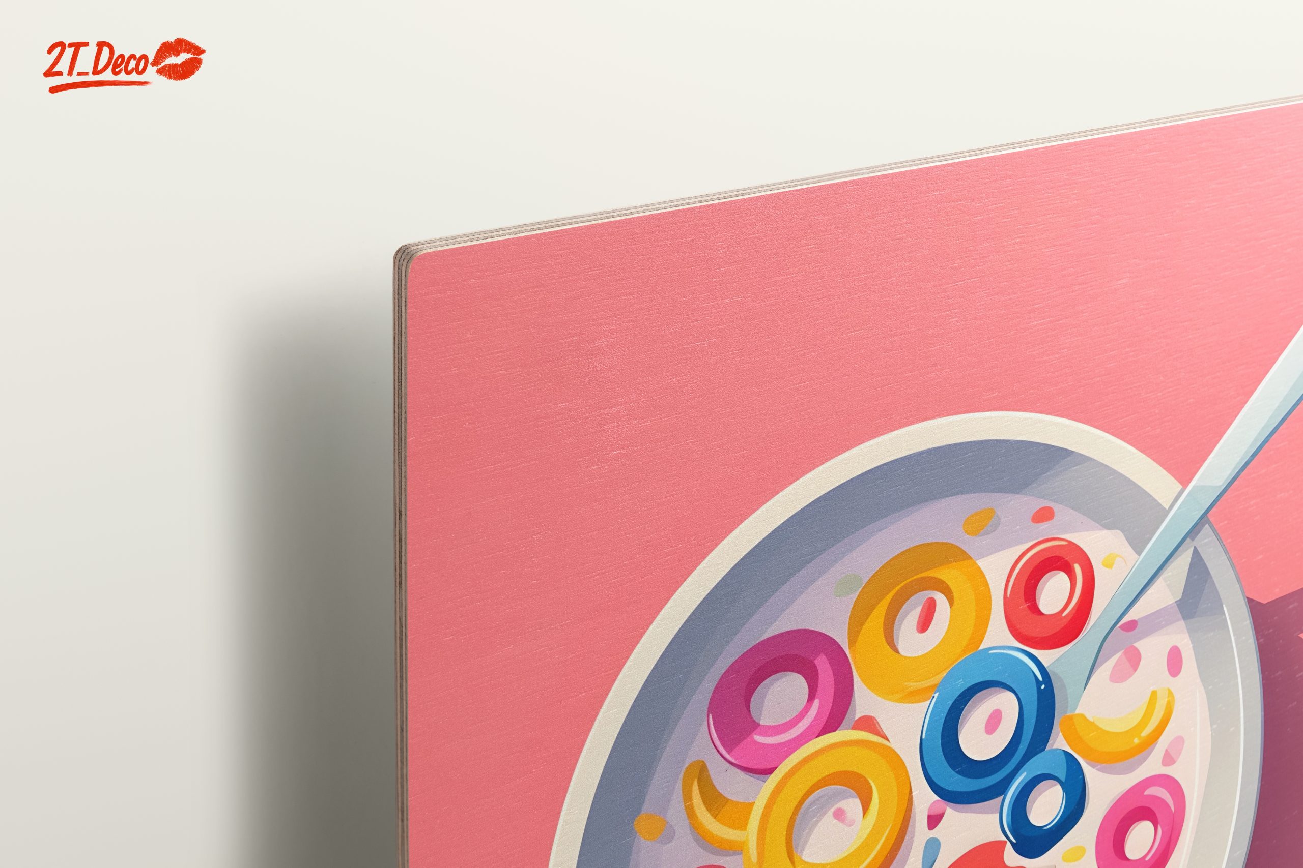 Colorful Abstract Food Artwork with Cereal - Image 15