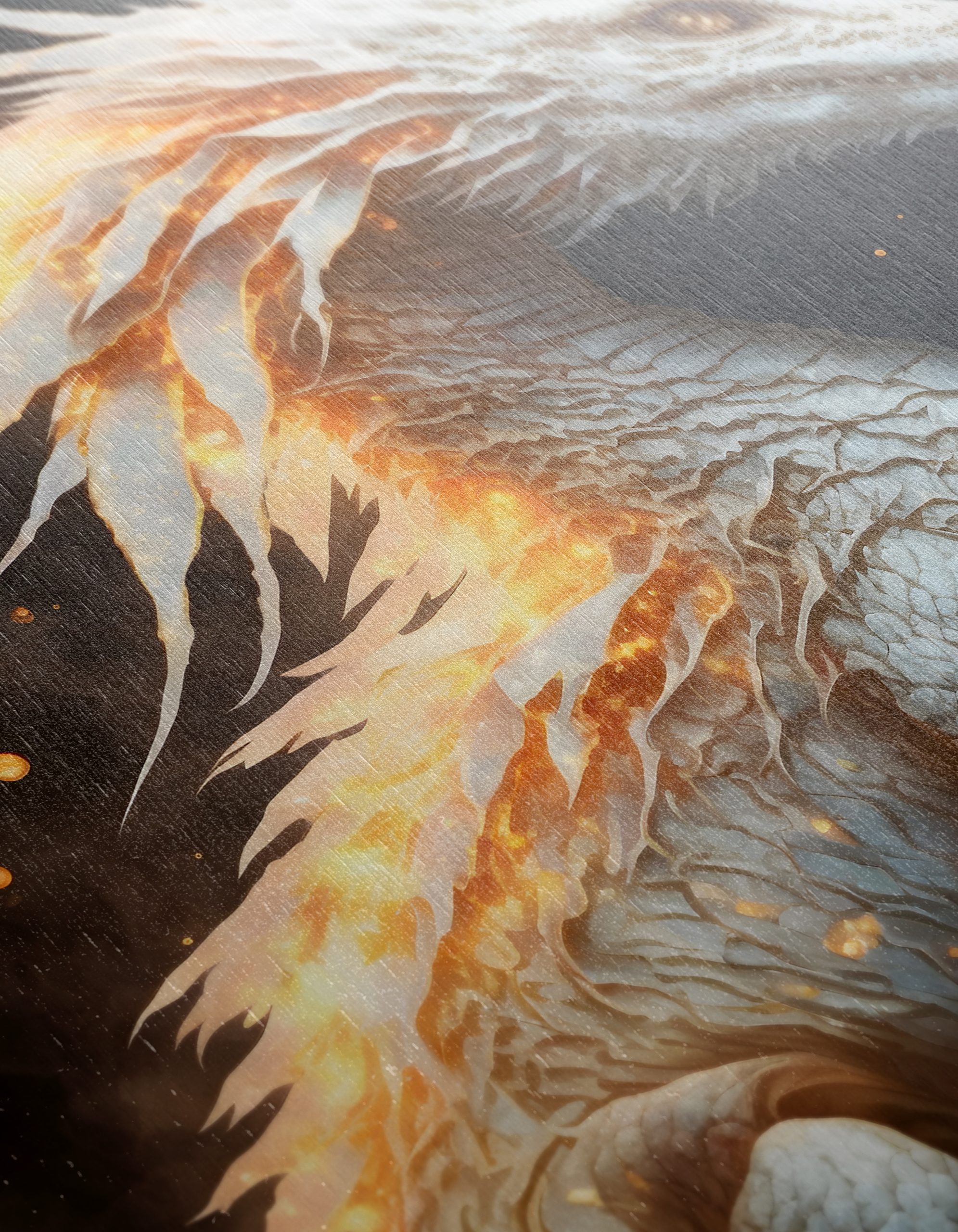 Majestic Fantasy Dragon with Fiery Elements - Image 12