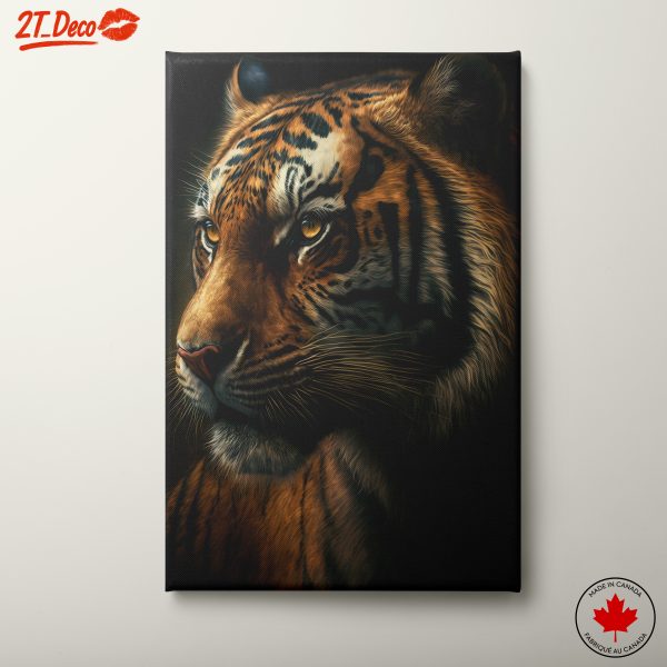 Majestic Tiger Portrait Capturing Realism