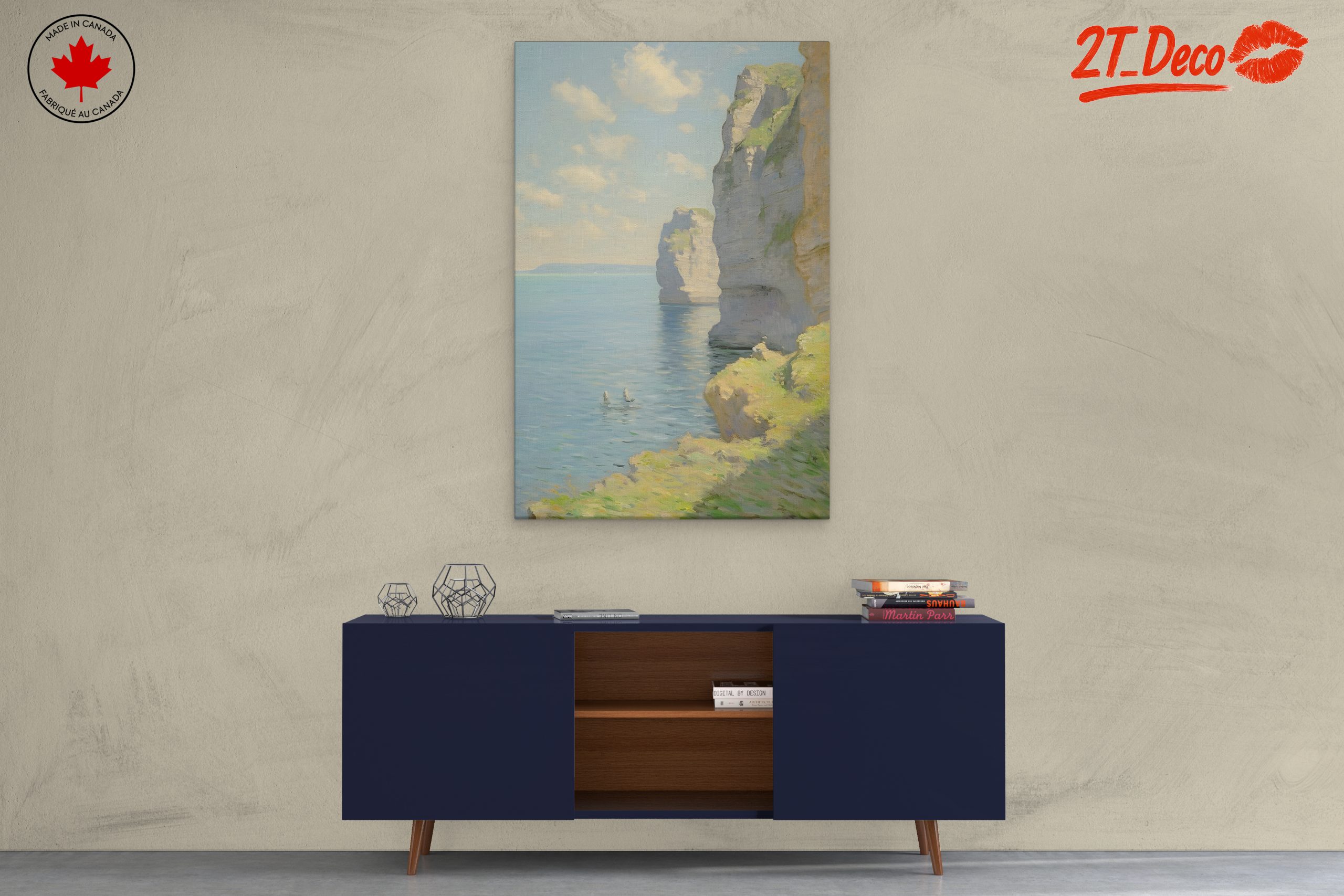 Serene Coastal Cliffs and Aqua Waters - Image 3