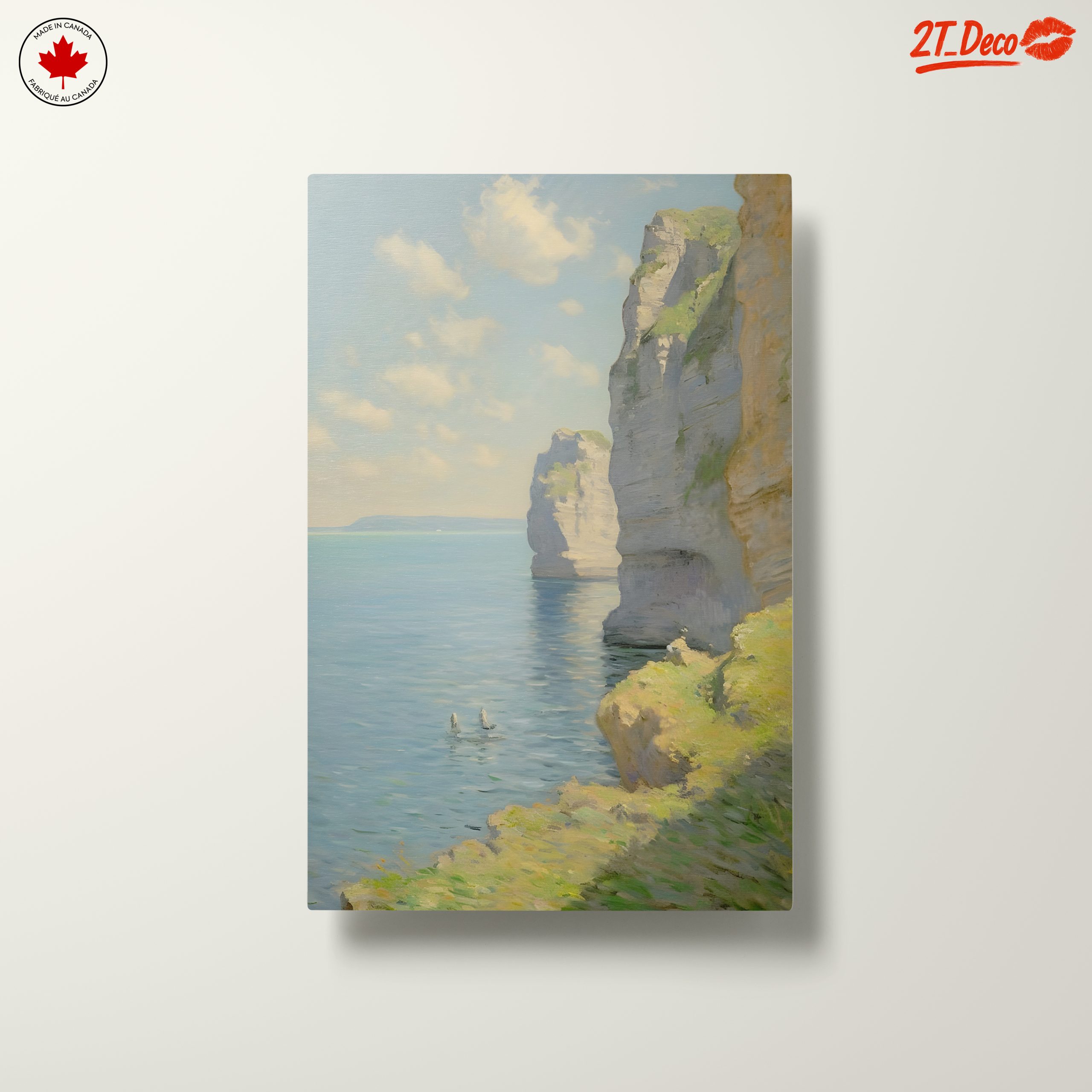 Serene Coastal Cliffs and Aqua Waters - Image 10