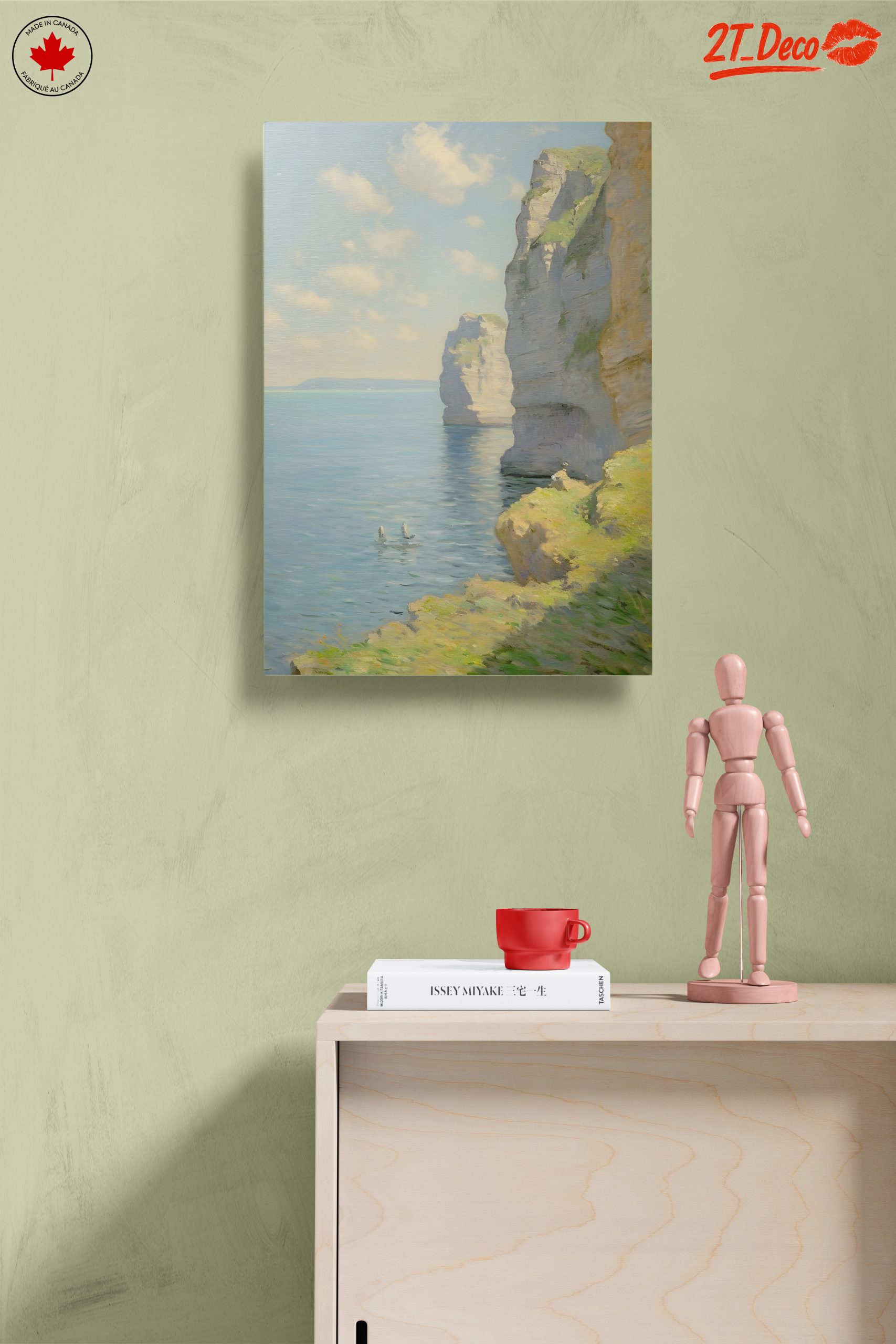 Serene Coastal Cliffs and Aqua Waters - Image 14
