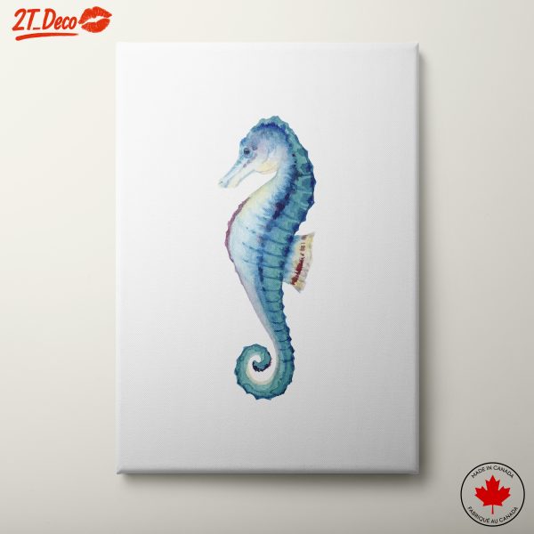 Beautiful Seahorse Watercolor Art