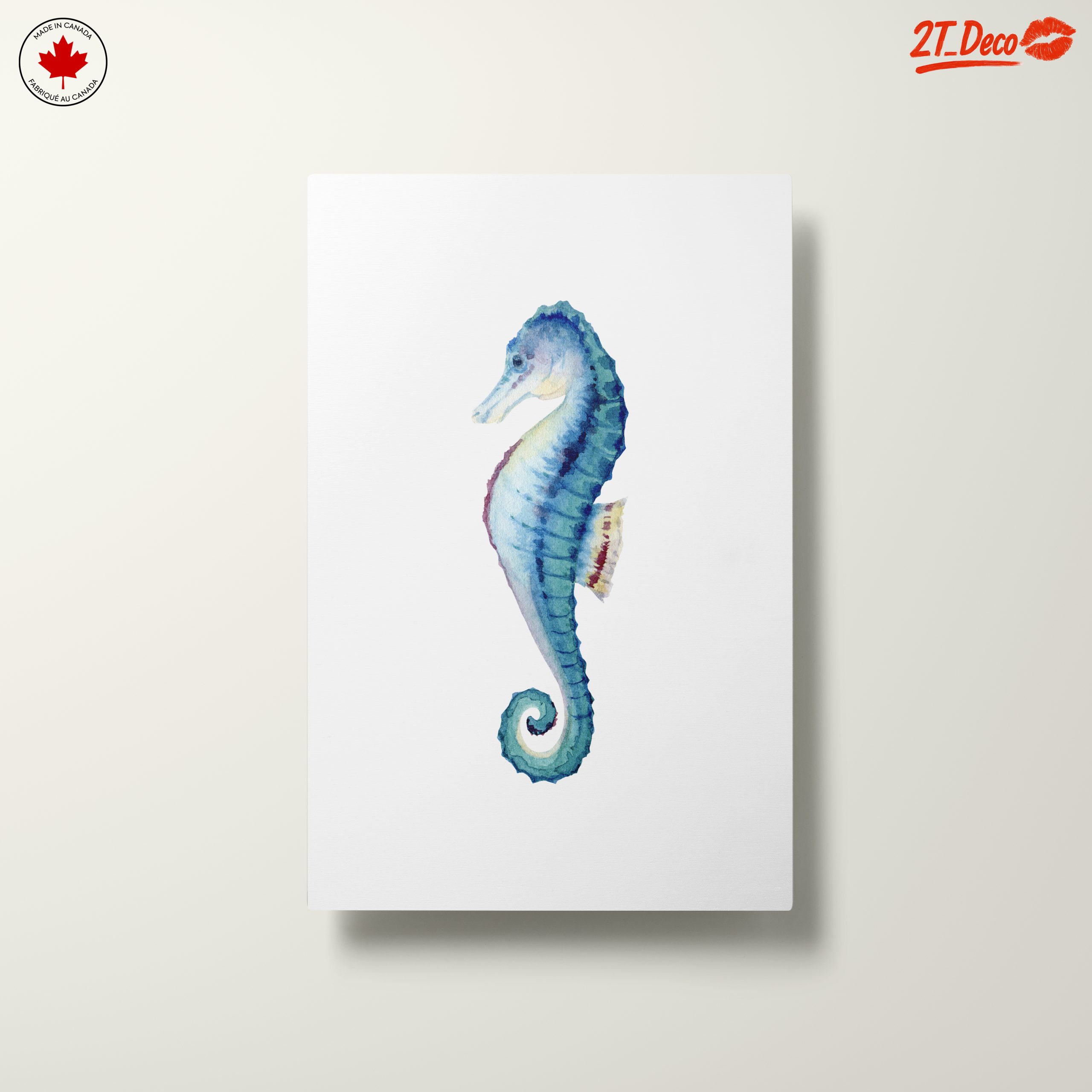 Beautiful Seahorse Watercolor Art - Image 10