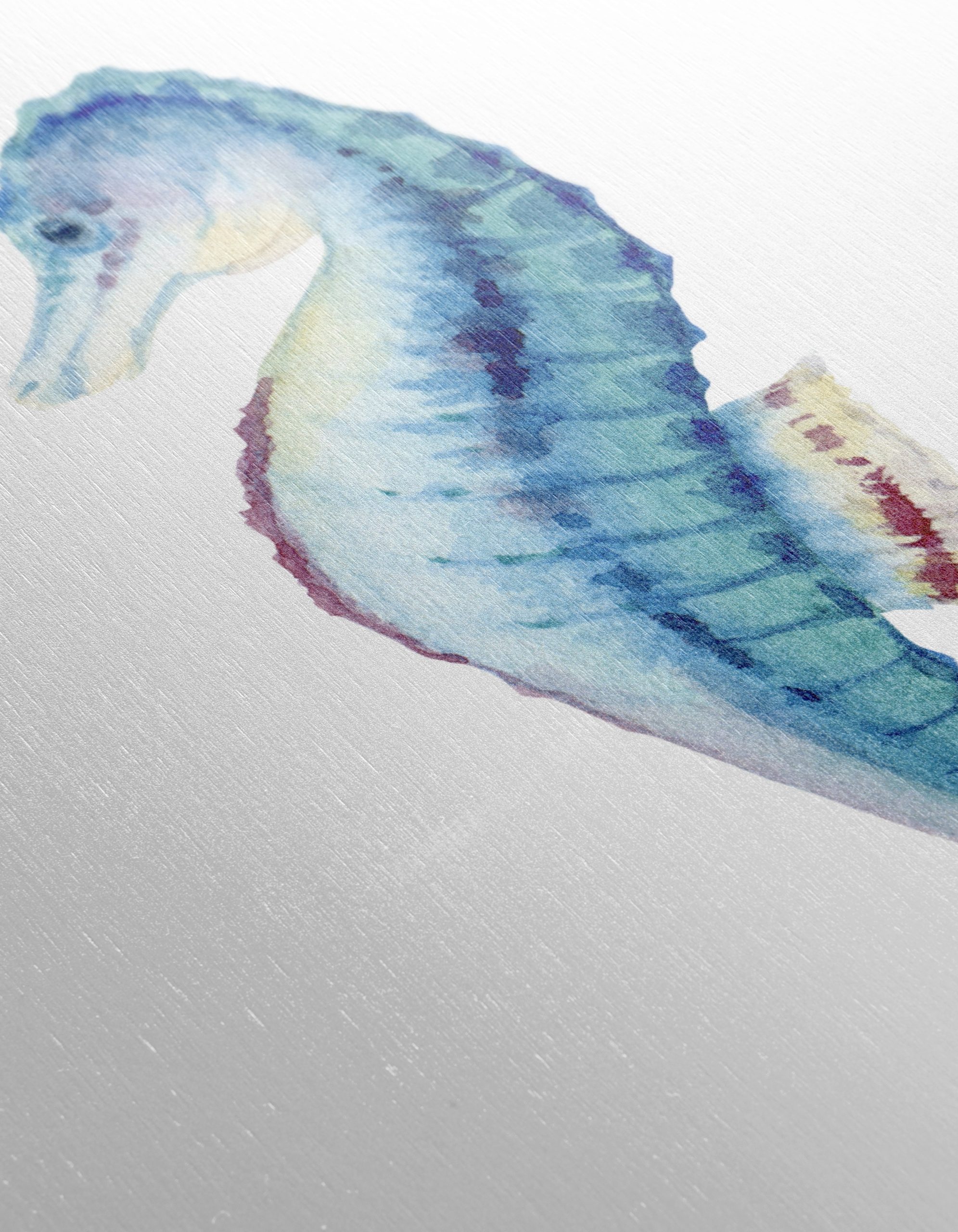 Beautiful Seahorse Watercolor Art - Image 12