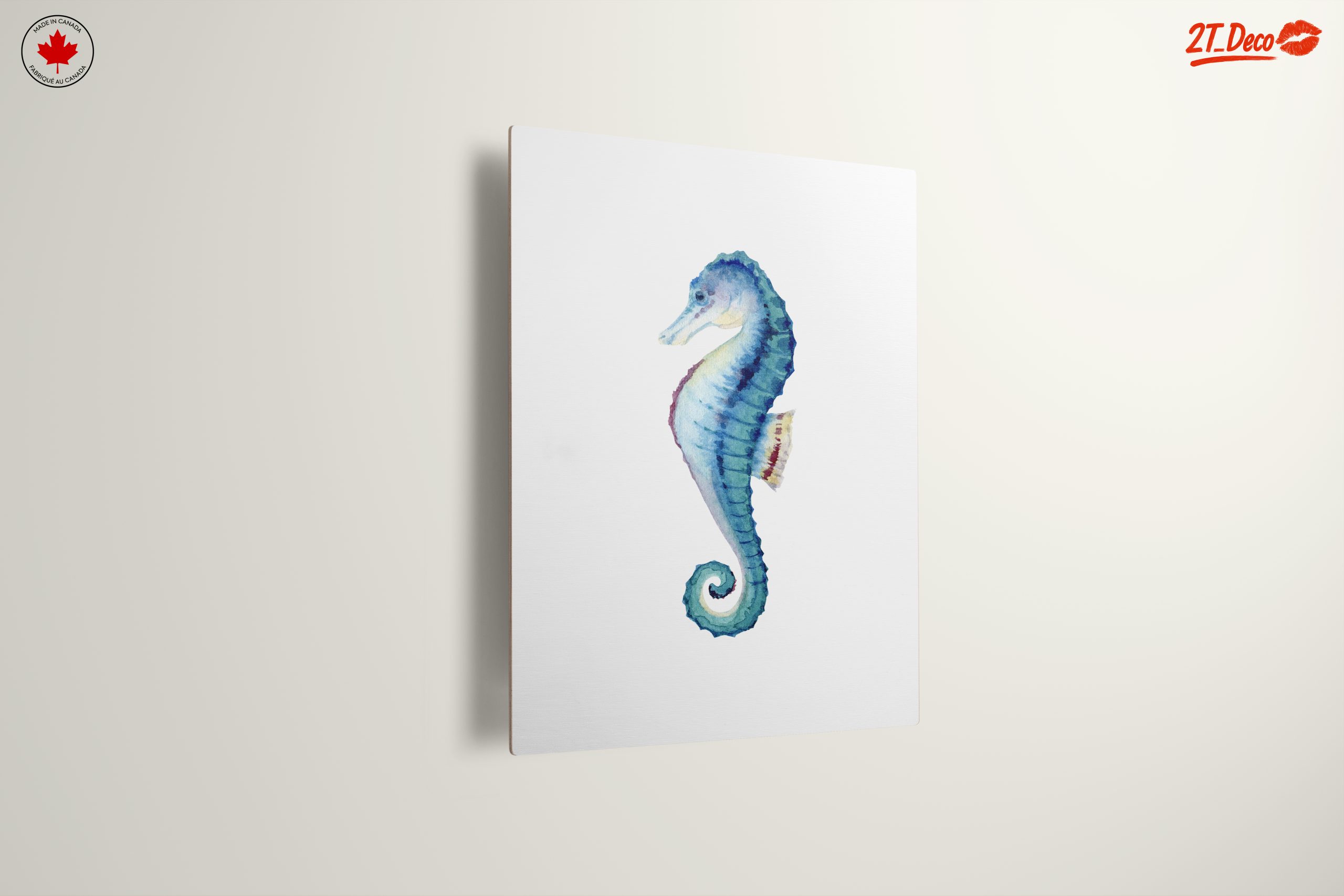 Beautiful Seahorse Watercolor Art - Image 13