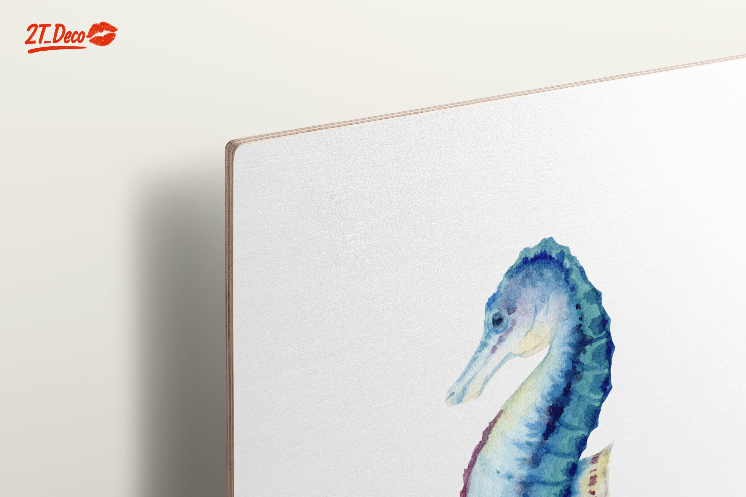 Beautiful Seahorse Watercolor Art - Image 15