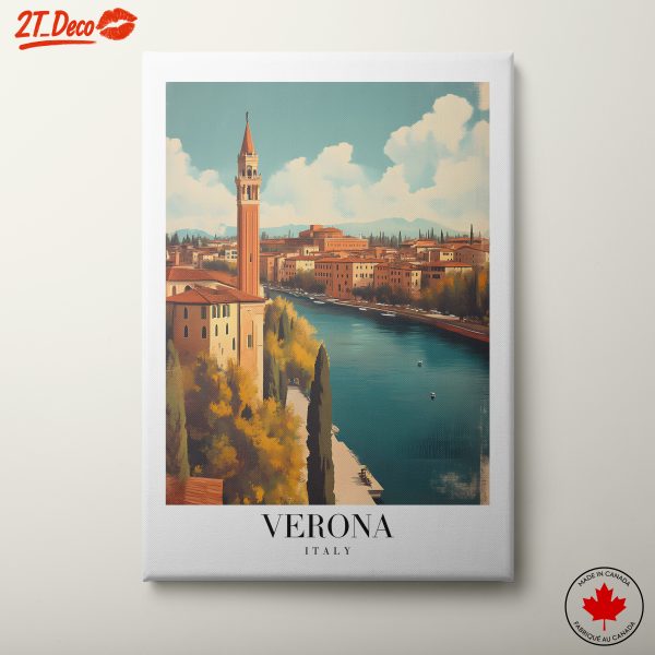 Verona Skyline Art of Italy