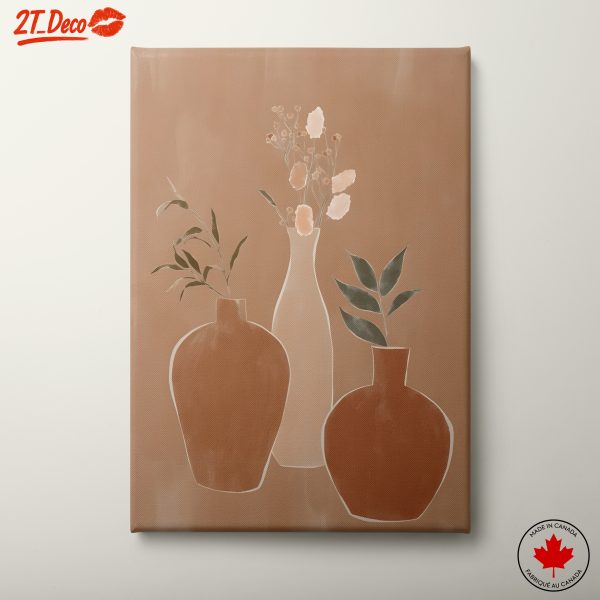 Elegant Botanical Vases with Flowers