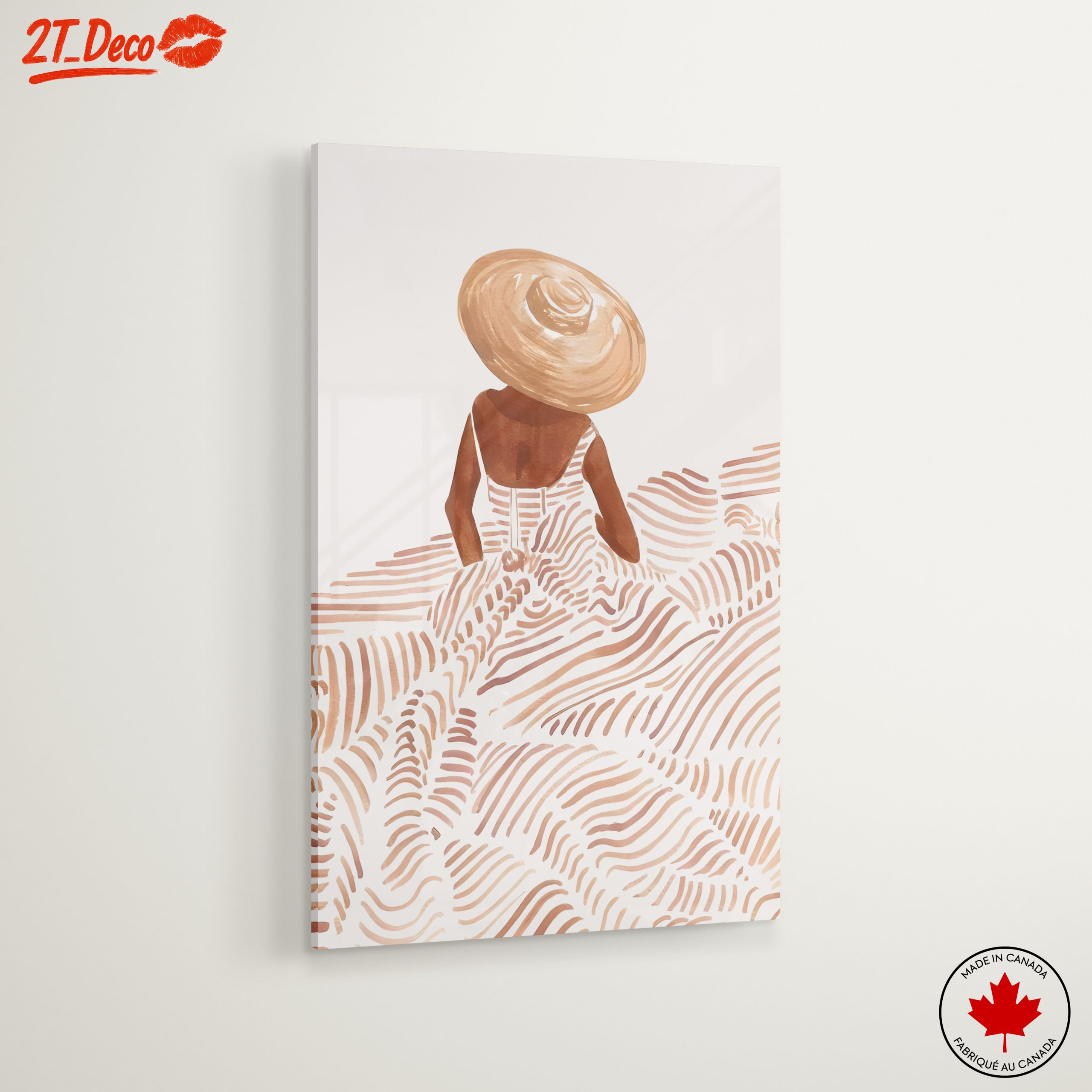 Stylish Summer Scene Art - Image 6