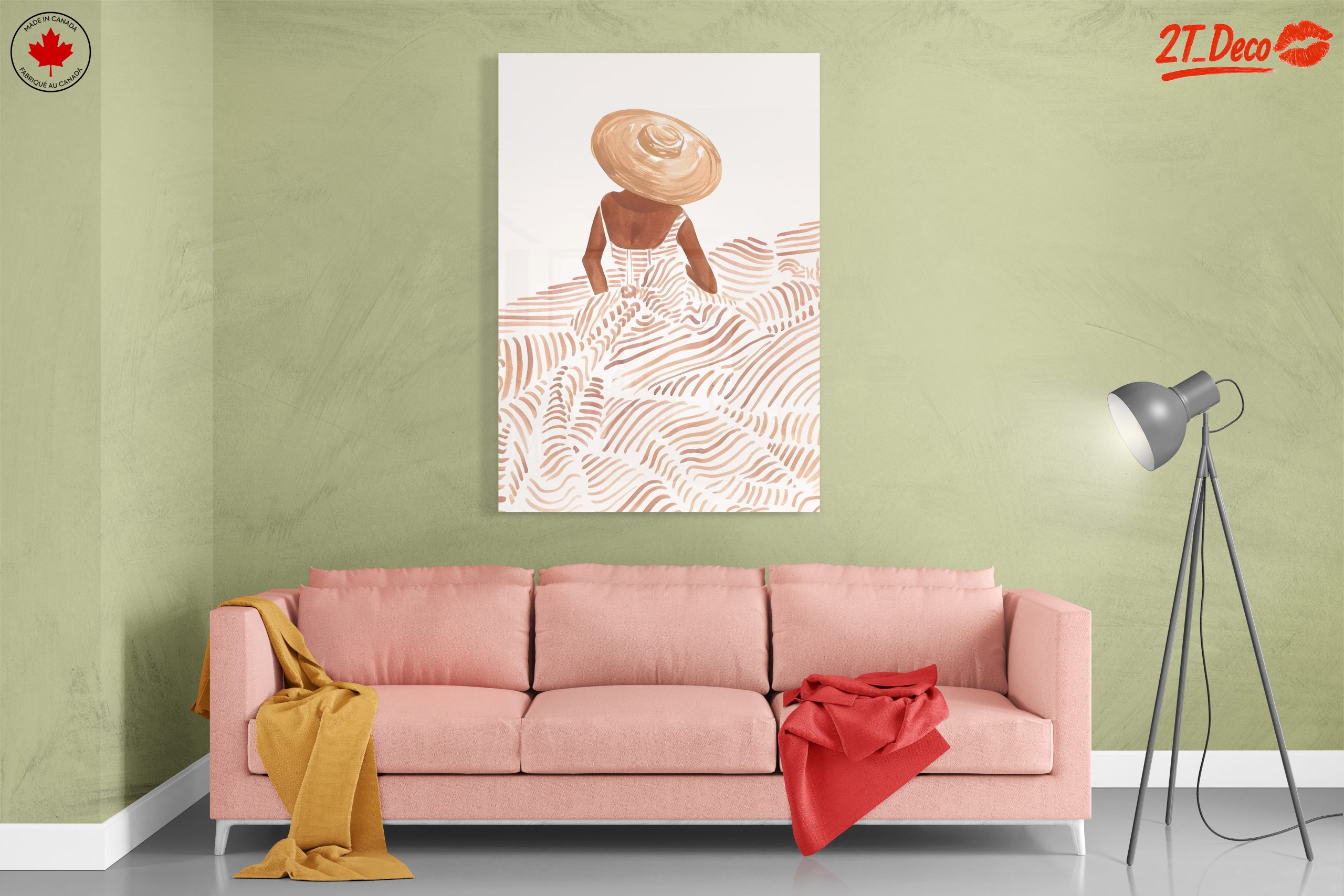 Stylish Summer Scene Art - Image 7