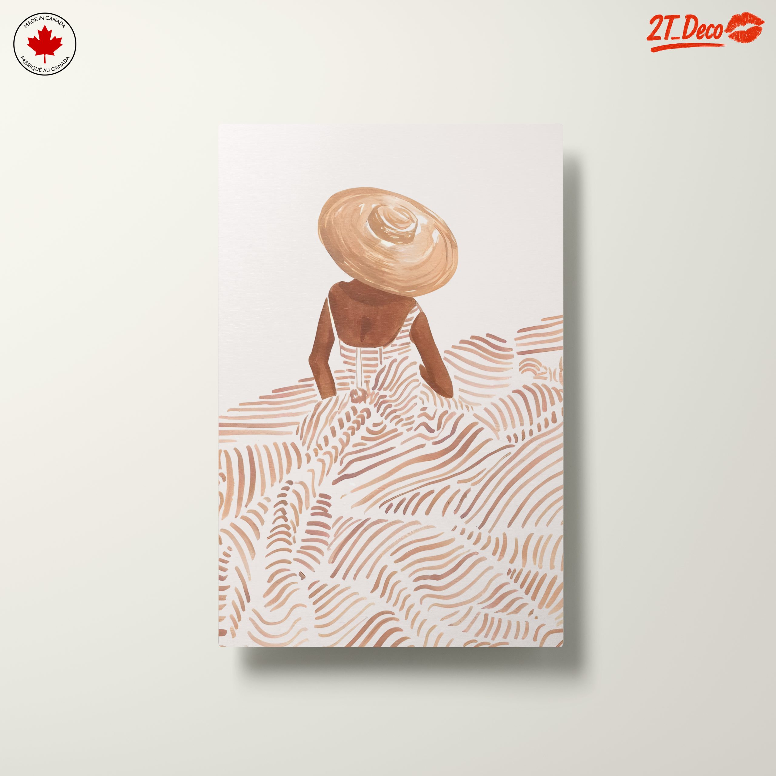Stylish Summer Scene Art - Image 10