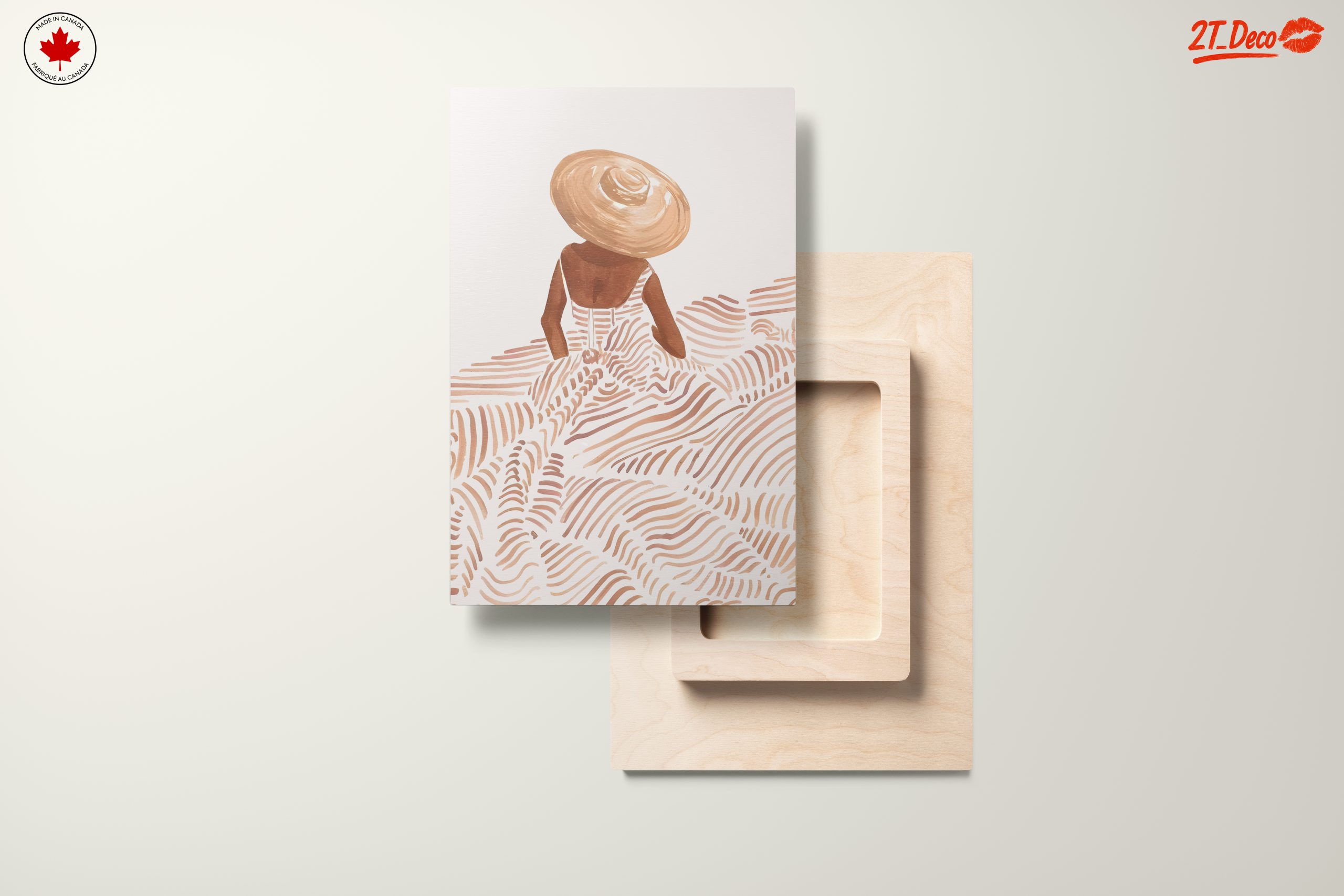 Stylish Summer Scene Art - Image 11
