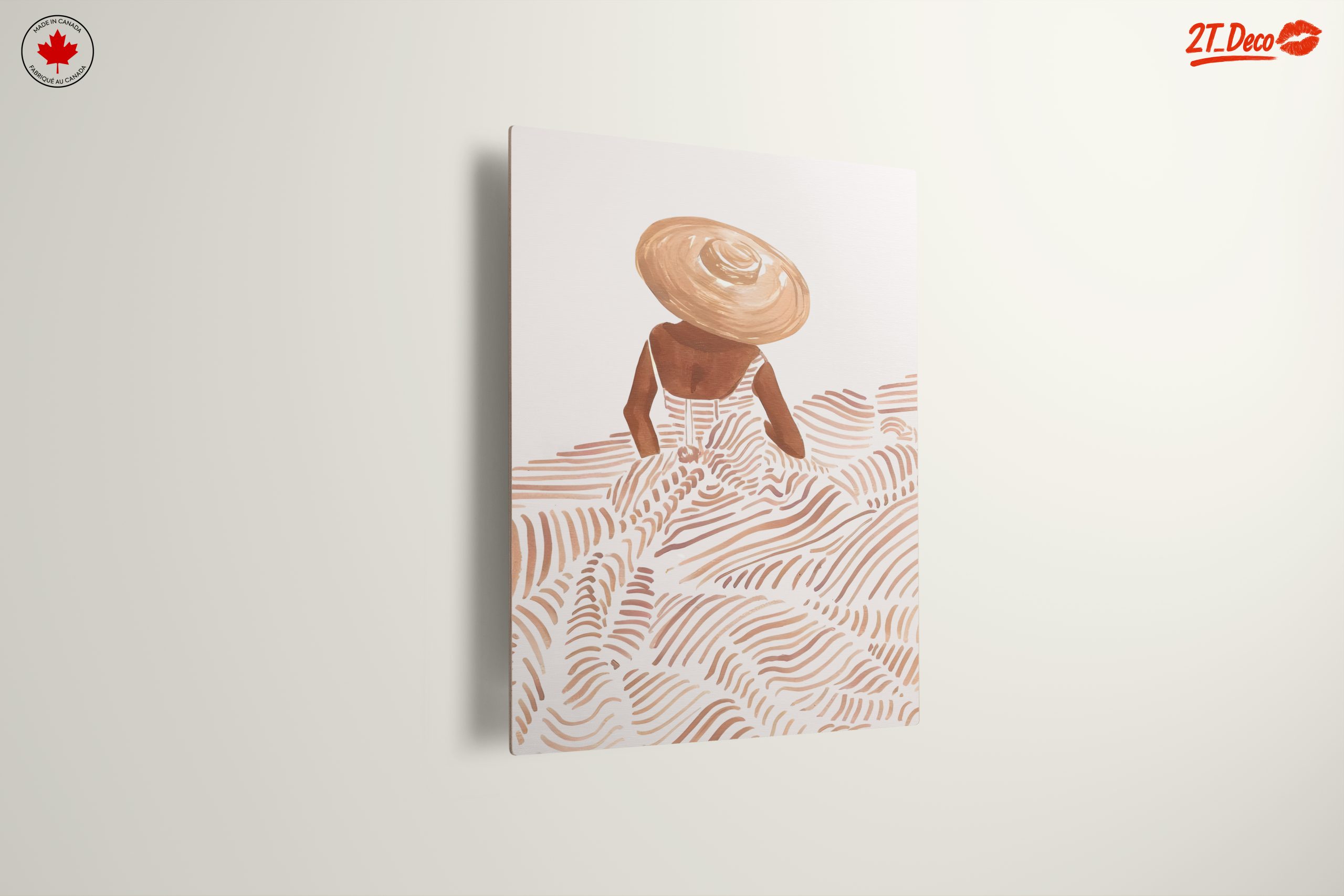 Stylish Summer Scene Art - Image 13