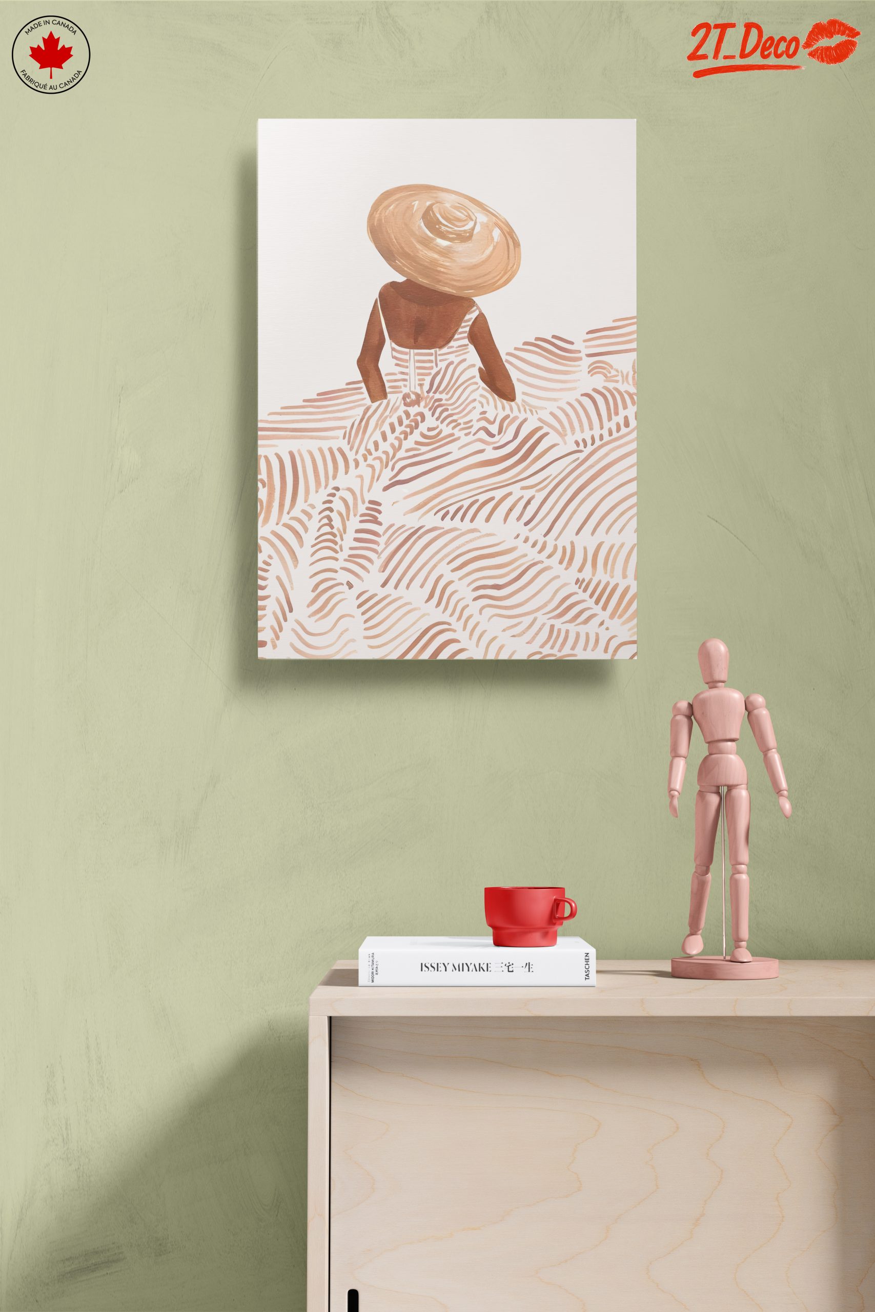 Stylish Summer Scene Art - Image 14