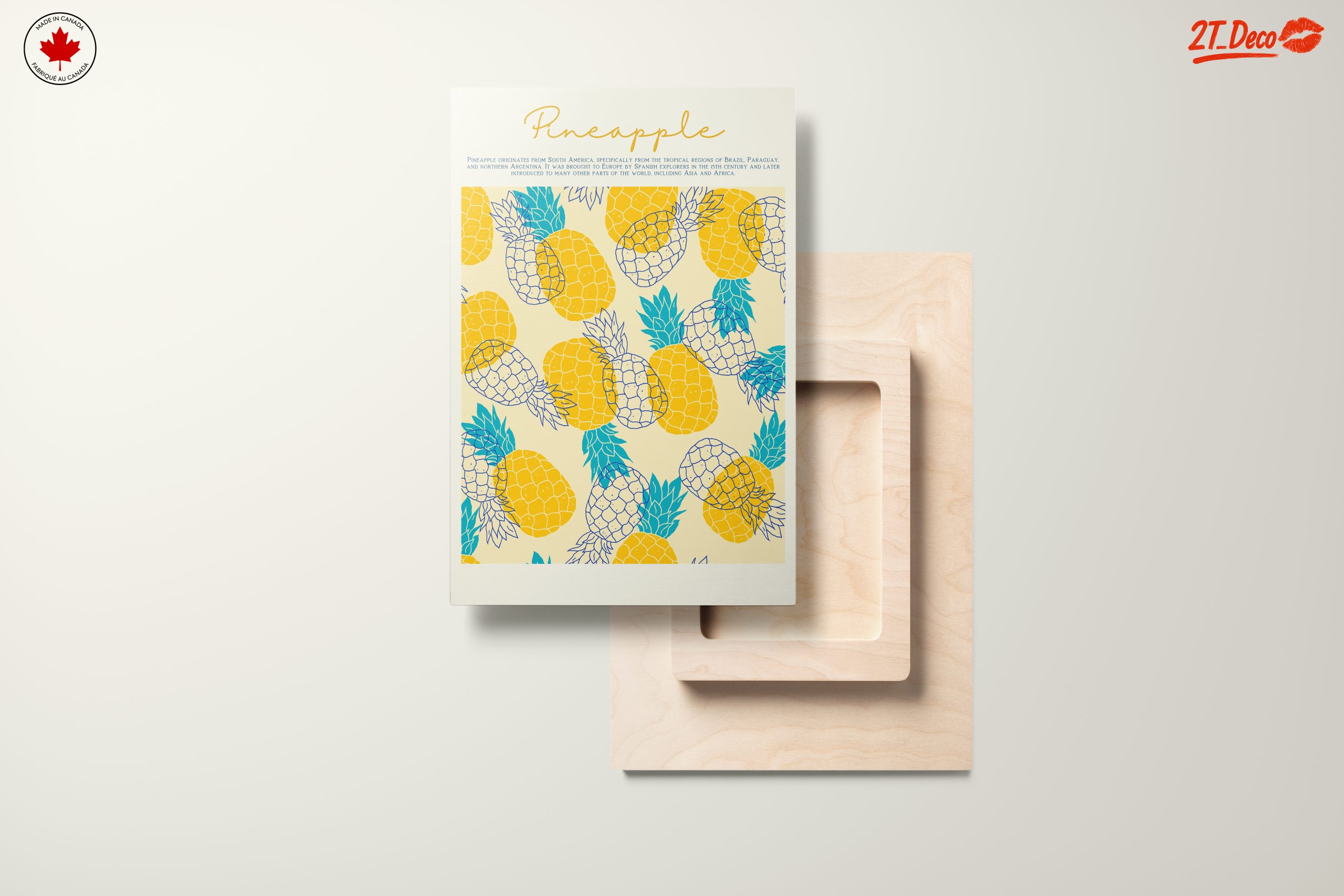 Playful Pineapple Pattern Art - Image 11
