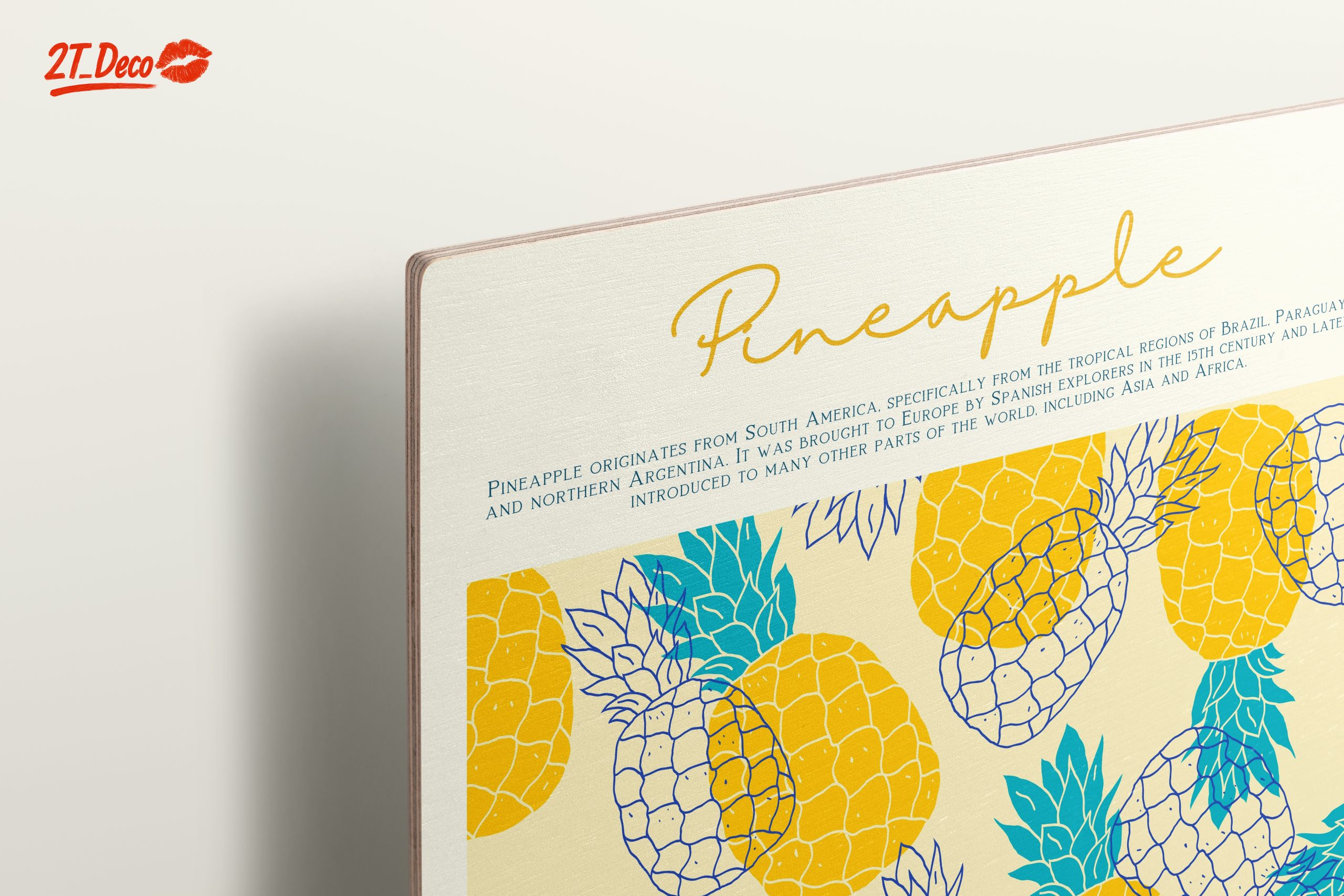 Playful Pineapple Pattern Art - Image 15