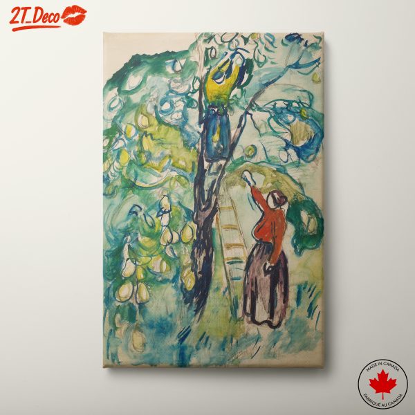 Colorful Abstract Cultural Artwork Depicting a Woman
