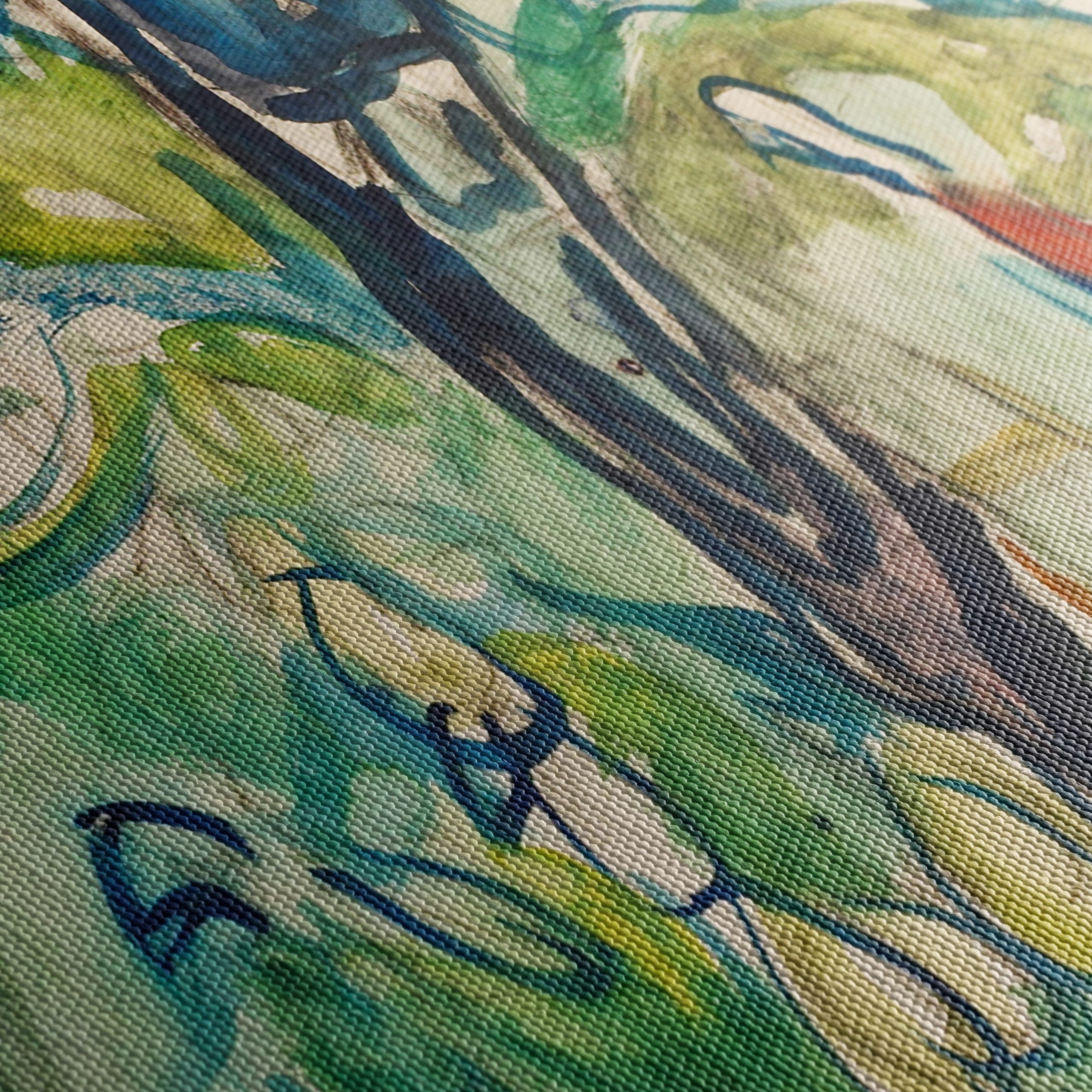 Colorful Abstract Cultural Artwork Depicting a Woman - Image 5
