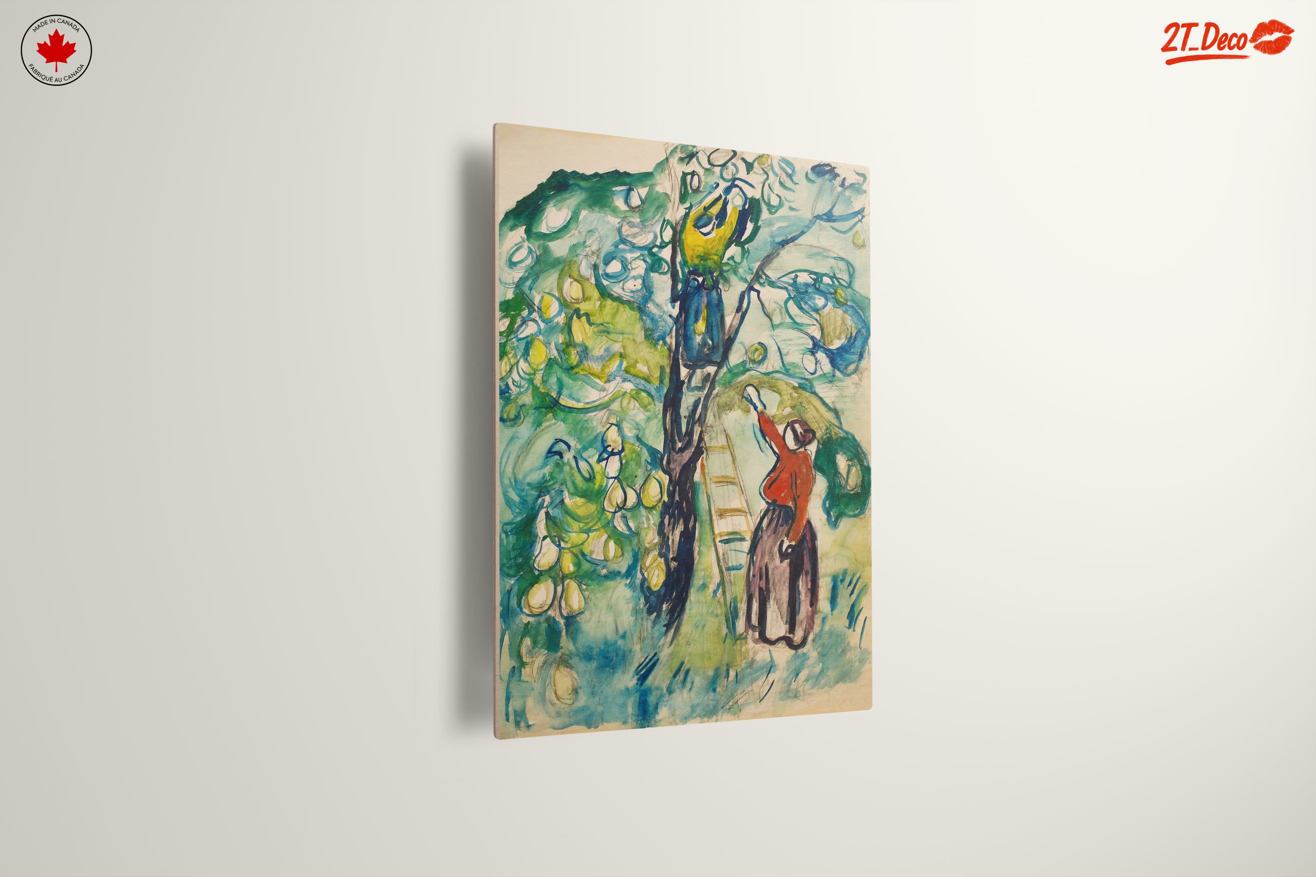 Colorful Abstract Cultural Artwork Depicting a Woman - Image 13