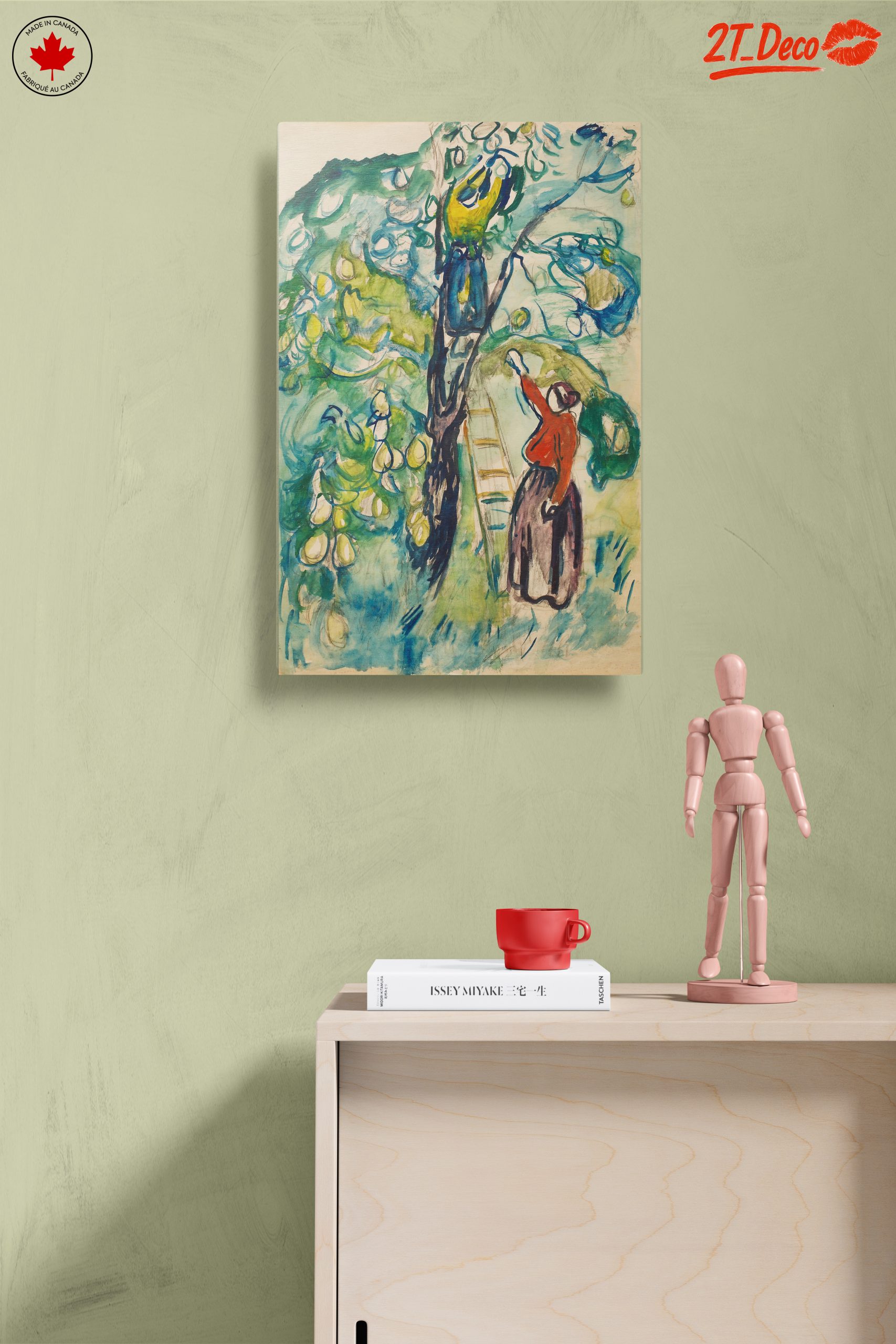 Colorful Abstract Cultural Artwork Depicting a Woman - Image 14