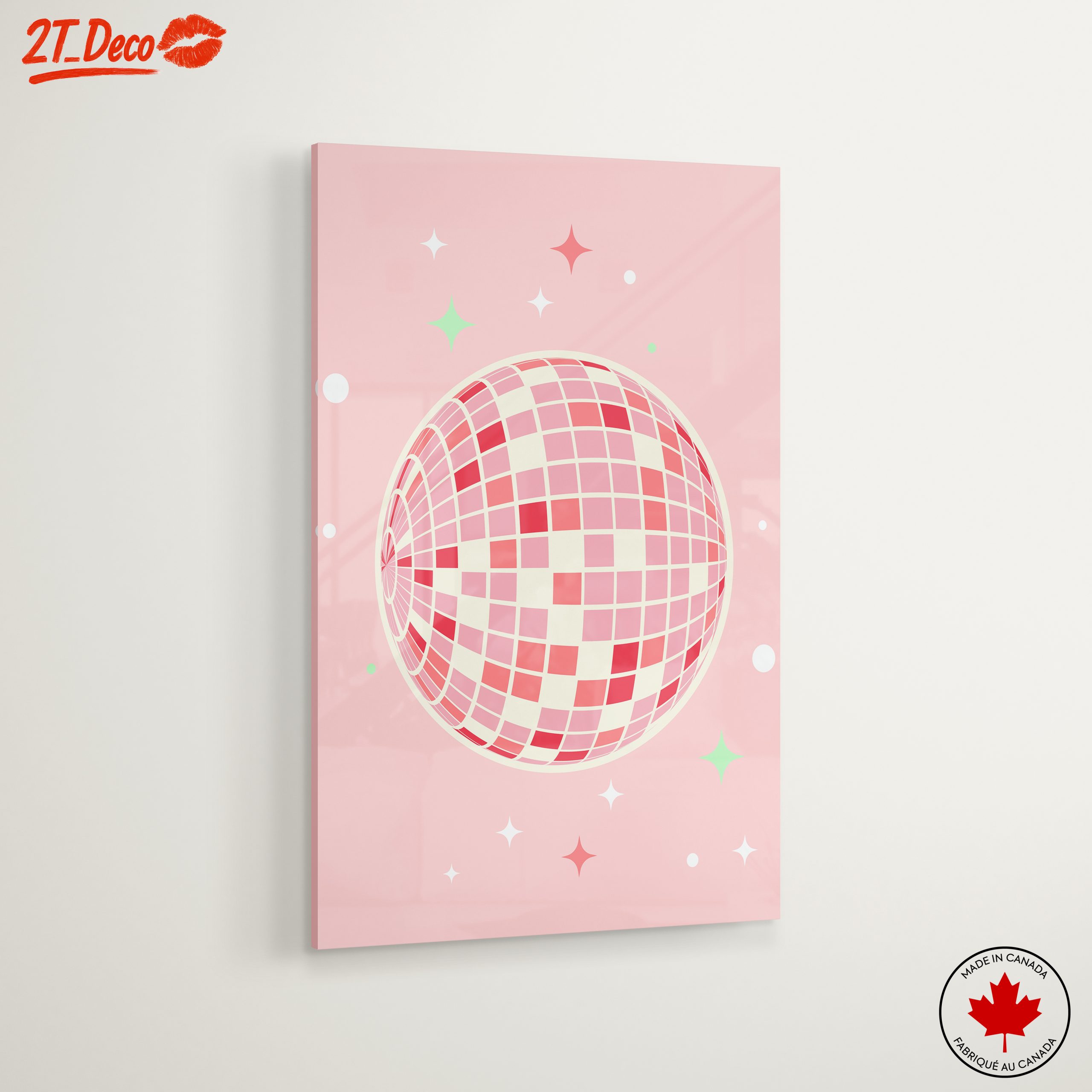 Colorful Contemporary Pop Art Disco Ball - Image 6