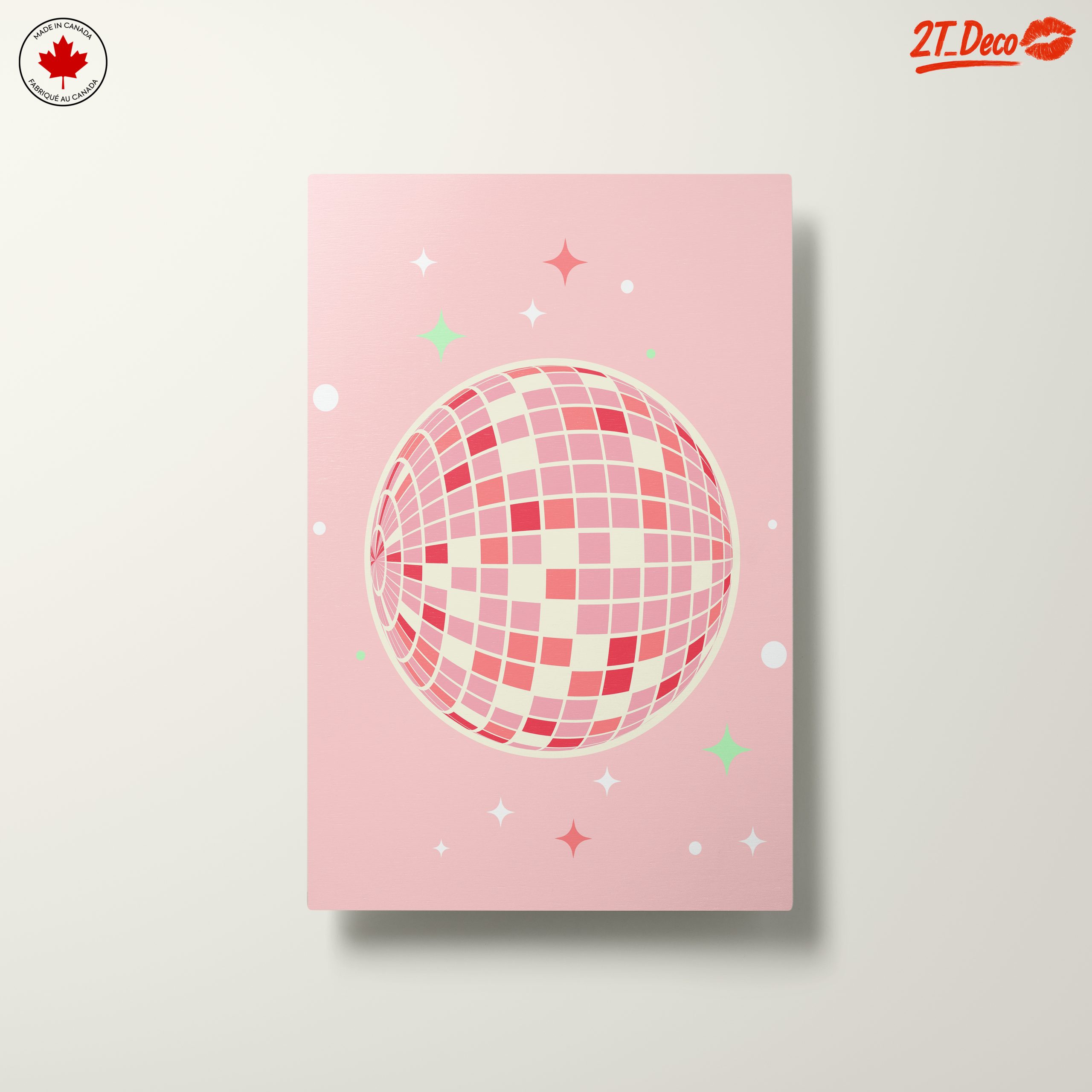 Colorful Contemporary Pop Art Disco Ball - Image 10