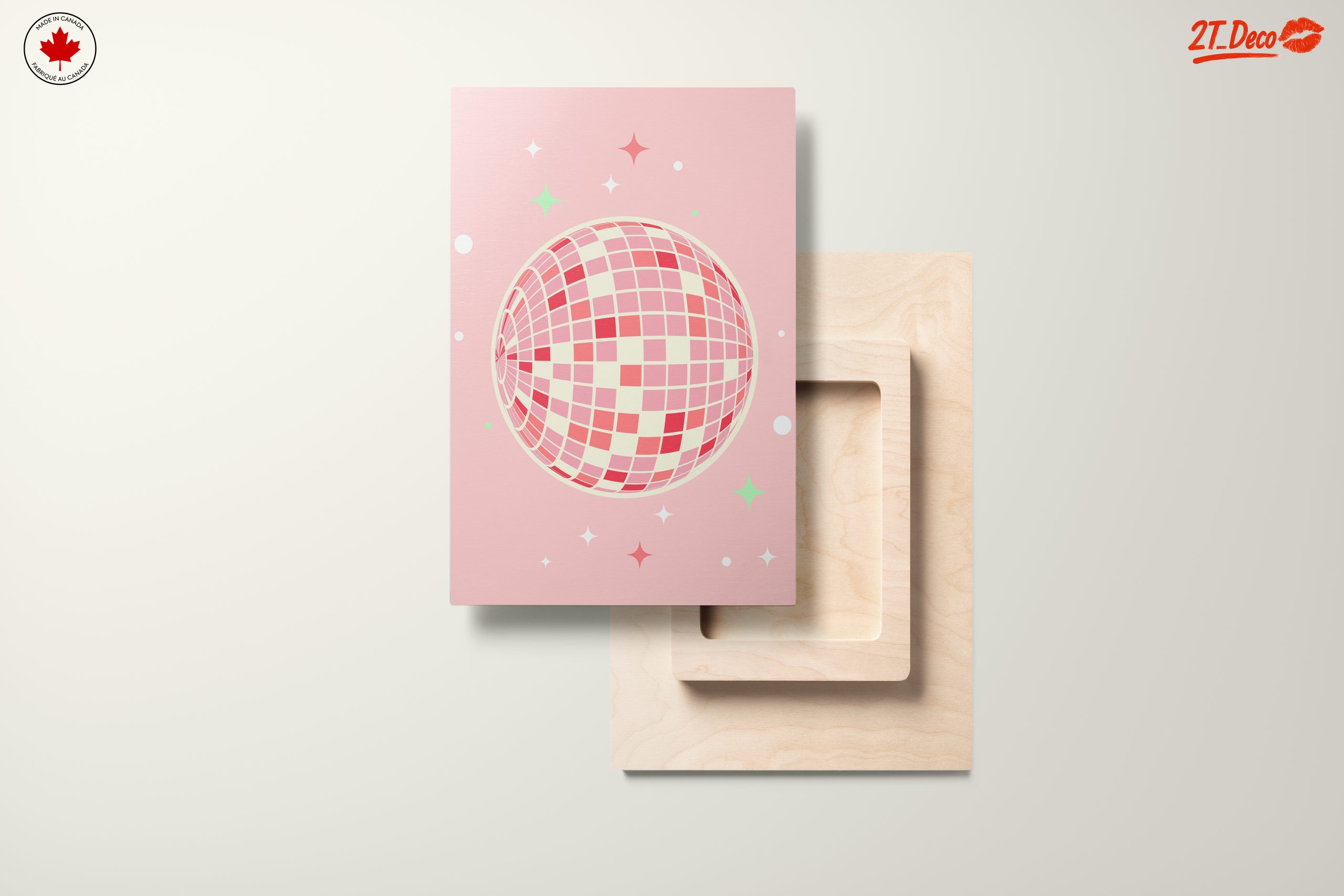 Colorful Contemporary Pop Art Disco Ball - Image 11