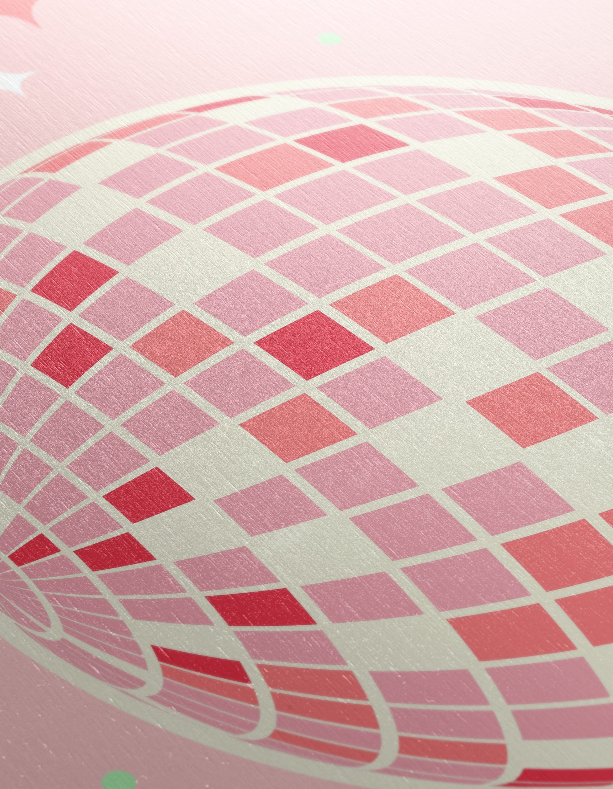 Colorful Contemporary Pop Art Disco Ball - Image 12