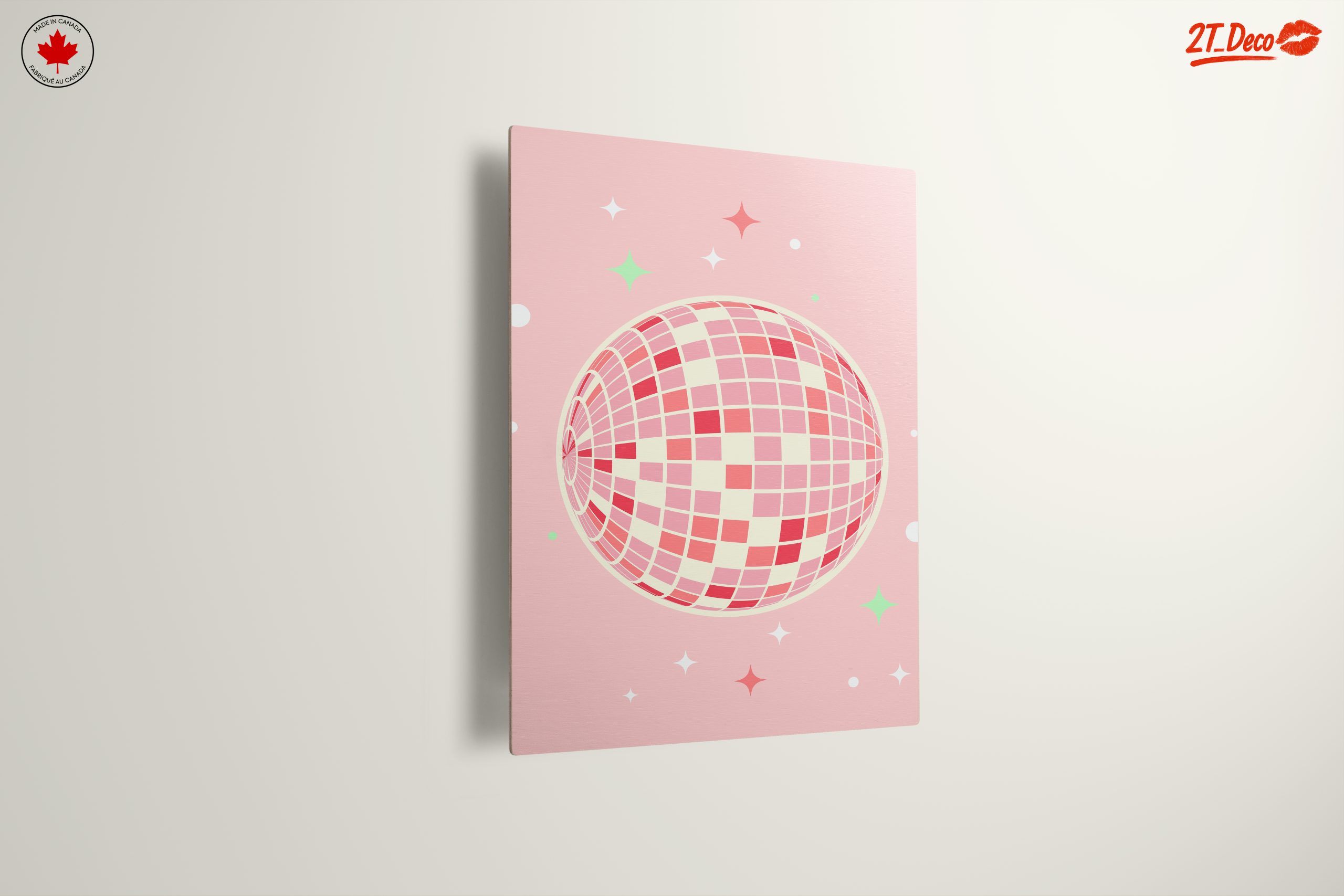 Colorful Contemporary Pop Art Disco Ball - Image 13