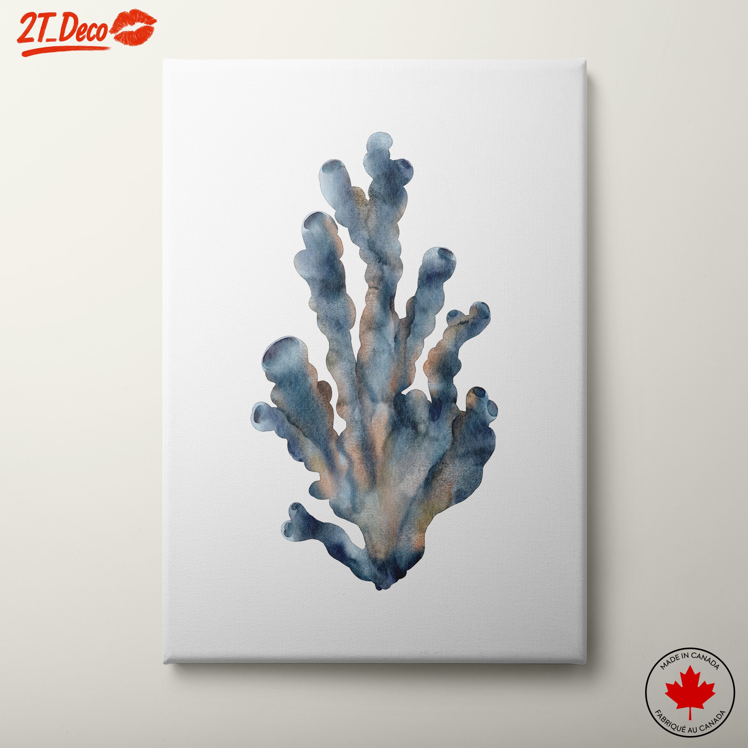 Elegant Abstract Marine Life Art