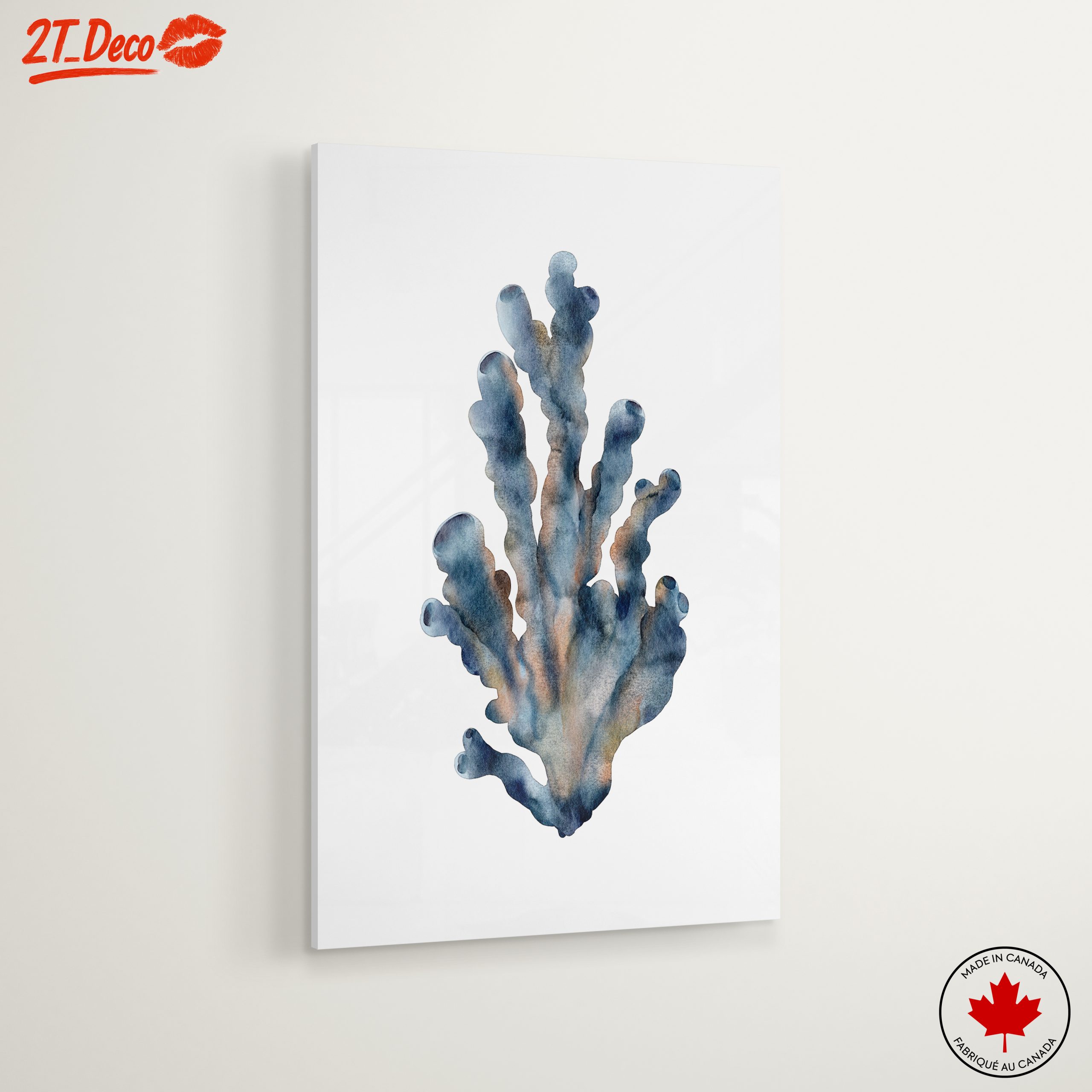 Elegant Abstract Marine Life Art - Image 6