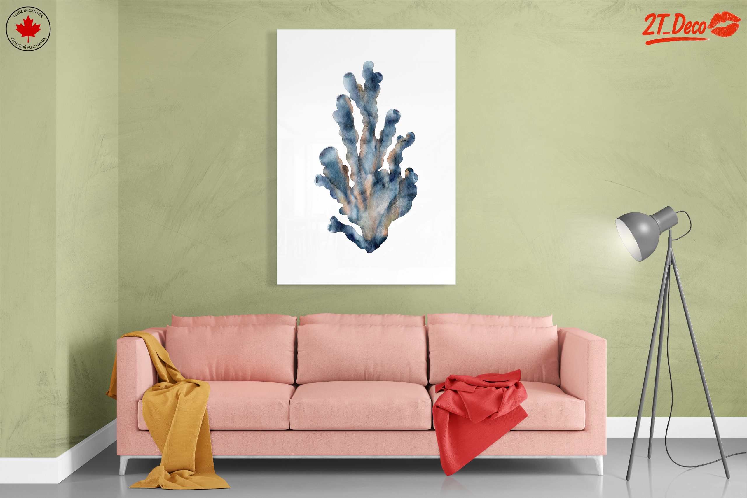 Elegant Abstract Marine Life Art - Image 7