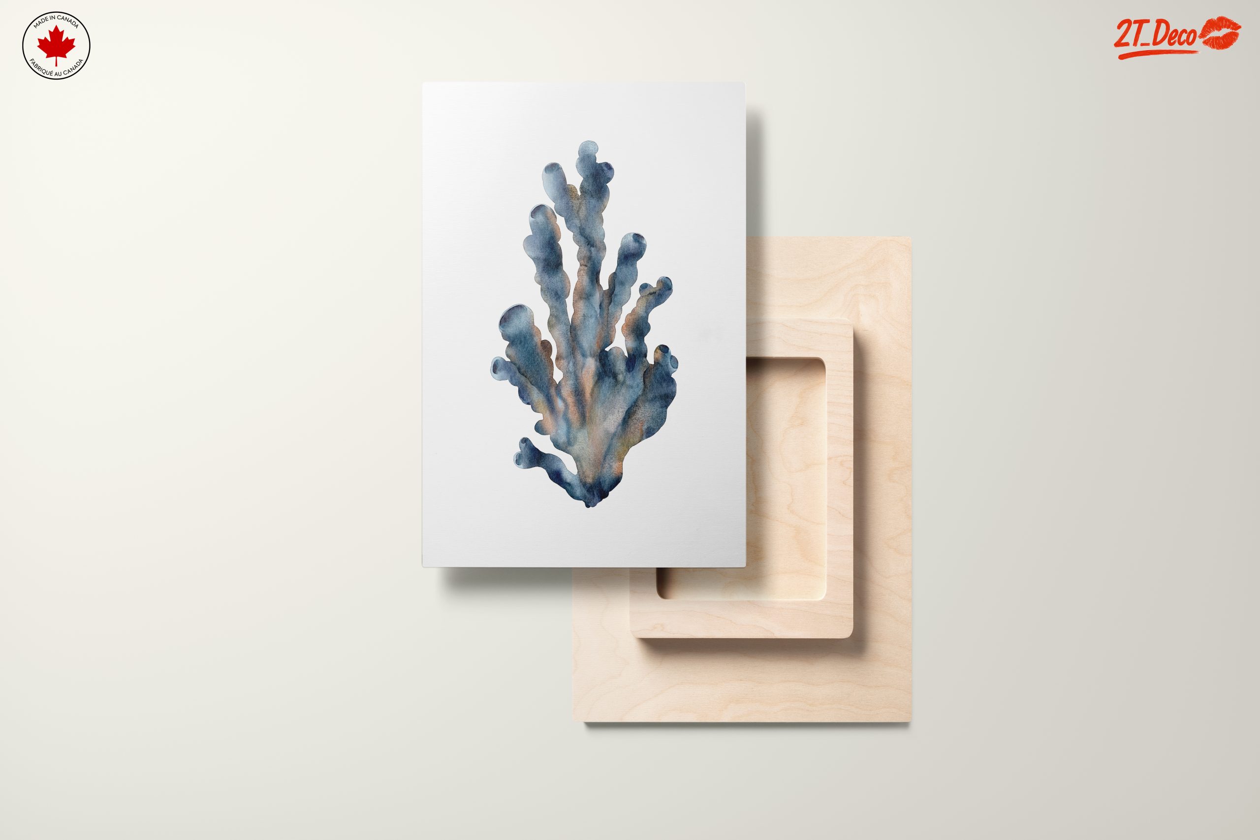 Elegant Abstract Marine Life Art - Image 11