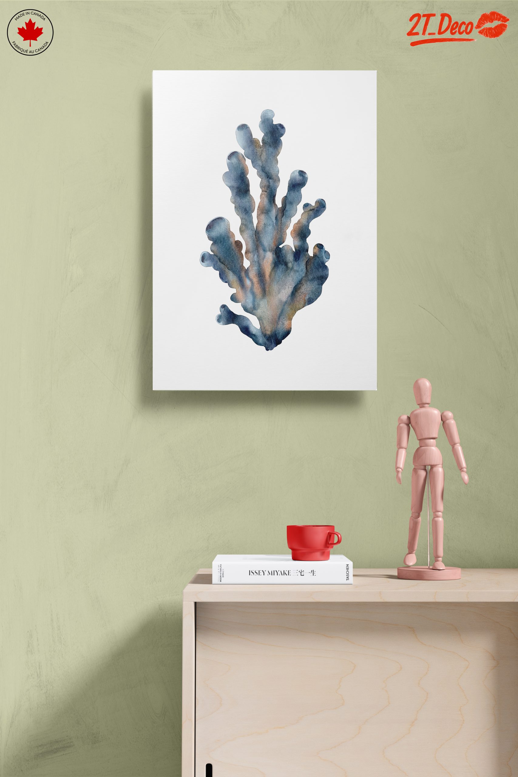 Elegant Abstract Marine Life Art - Image 14