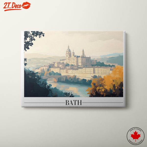 Beautiful Bath Cityscape Artwork