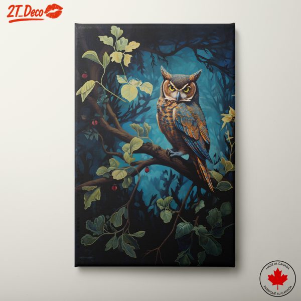 Majestic Owl in a Mystical Forest