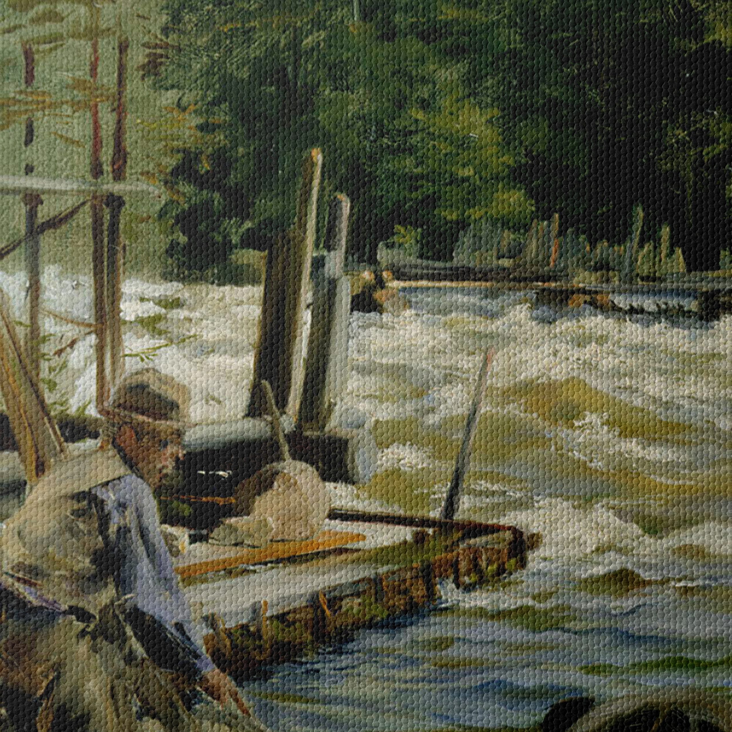 Fishermen by the River in Adventure Landscape - Image 4